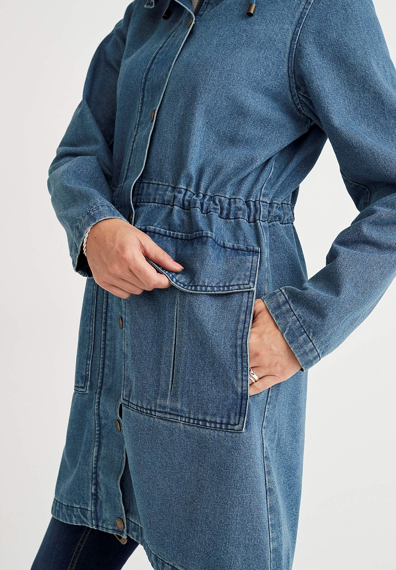 Parka in denim Jane