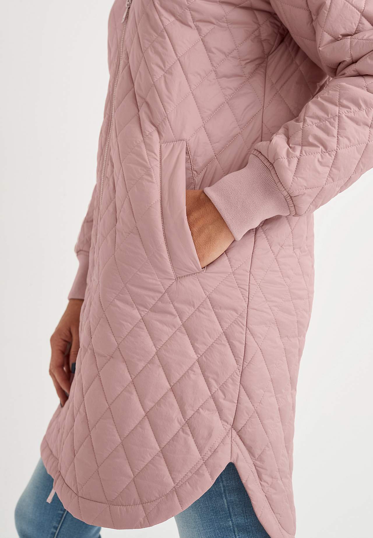 Long, quilted jacket Elena