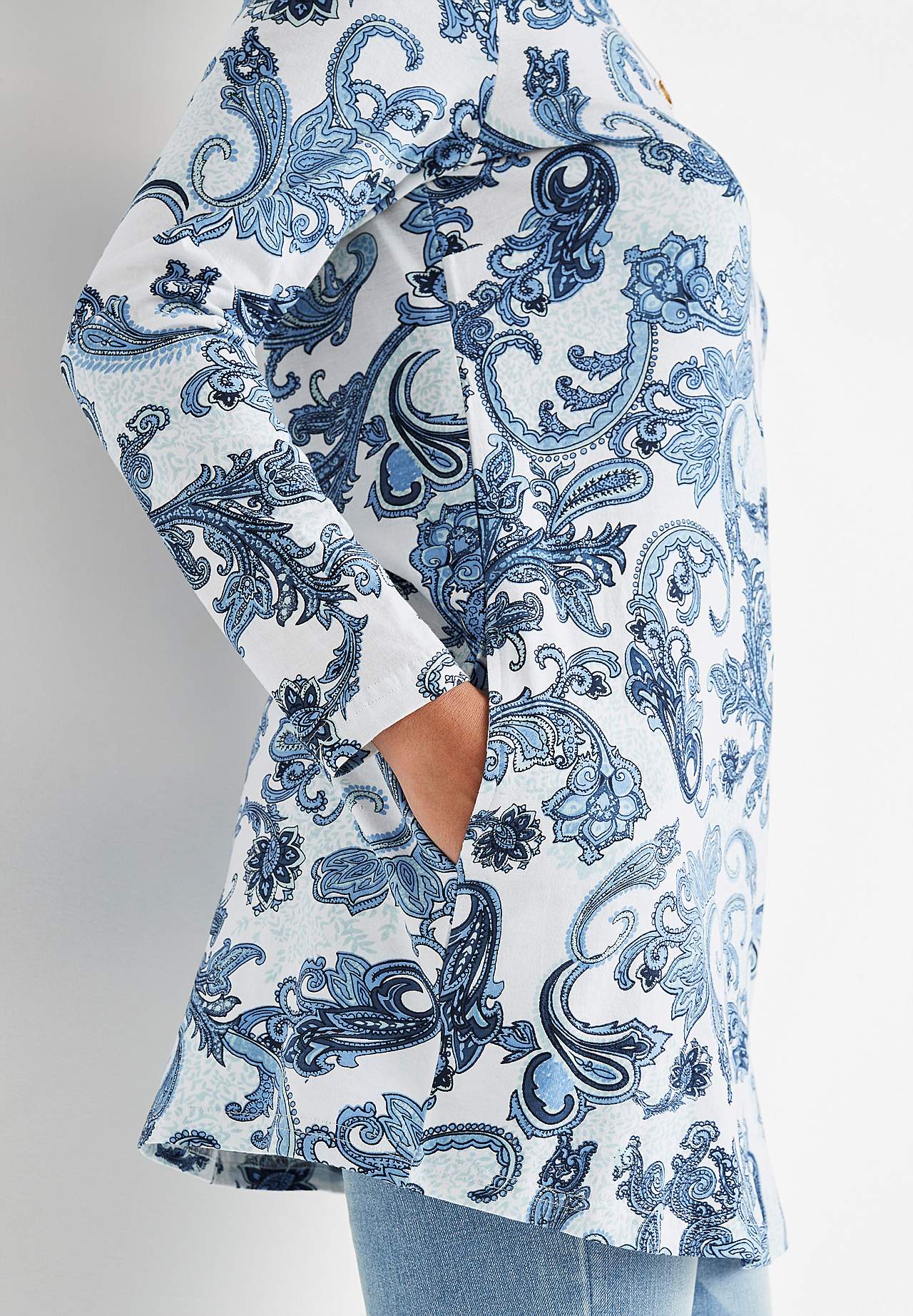 Patterned jersey tuniq Amira