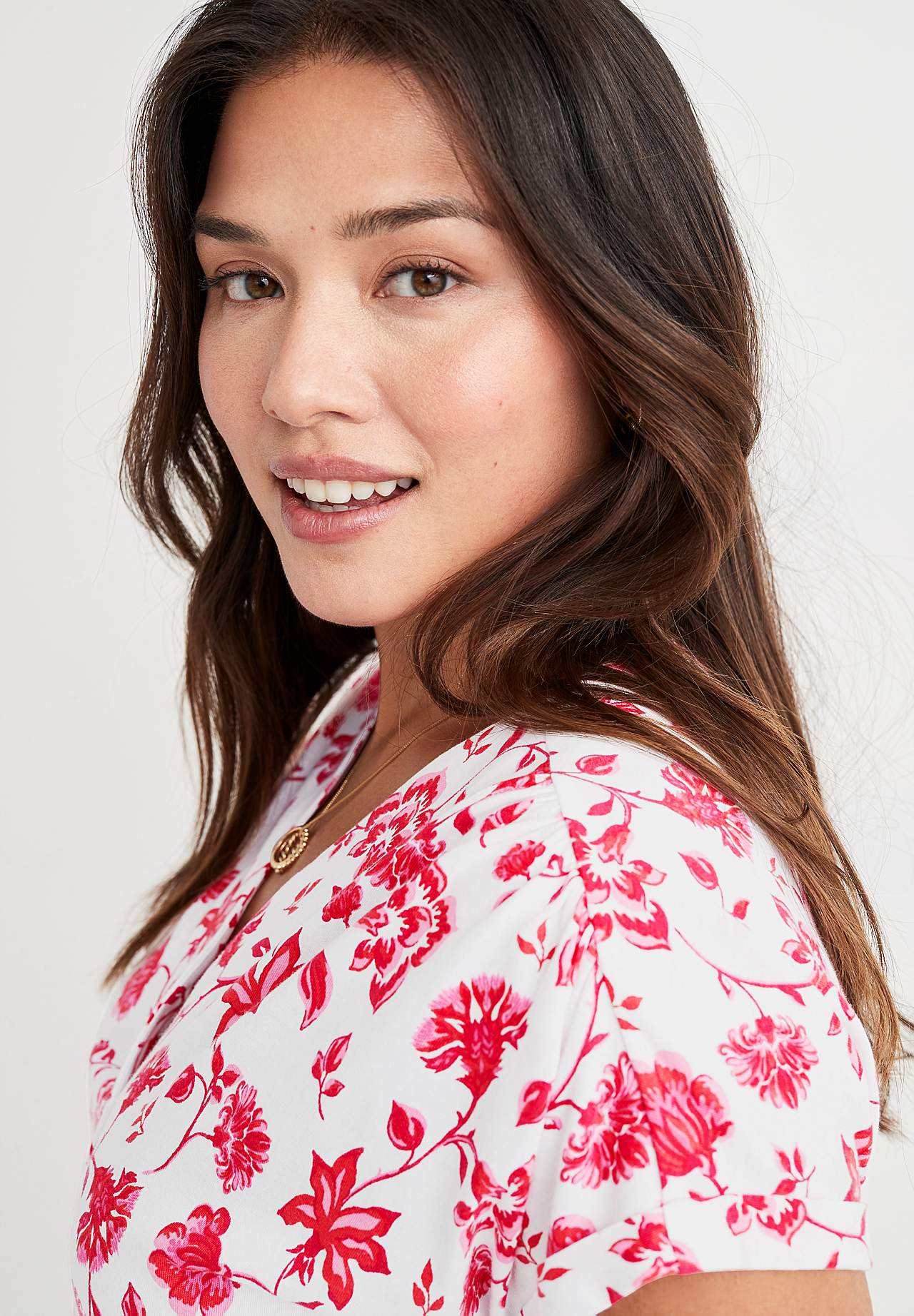 Short-sleeved jersey tuniq