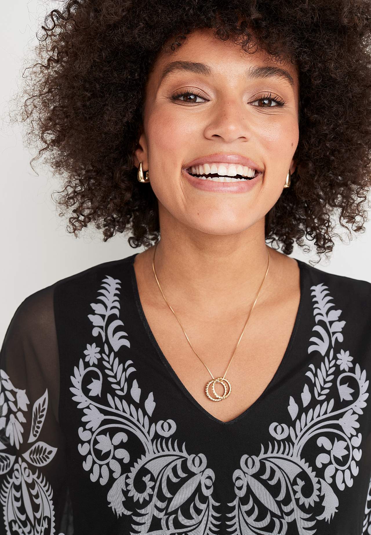 Tunic top in mesh