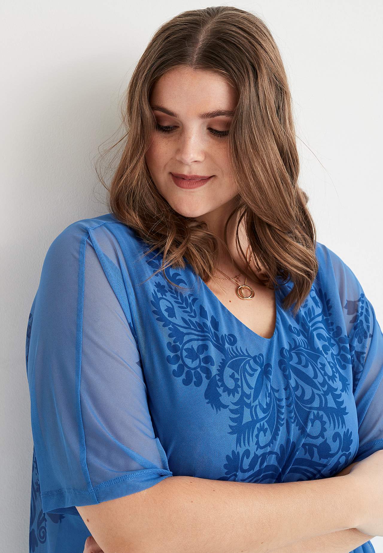 Tunic top in mesh