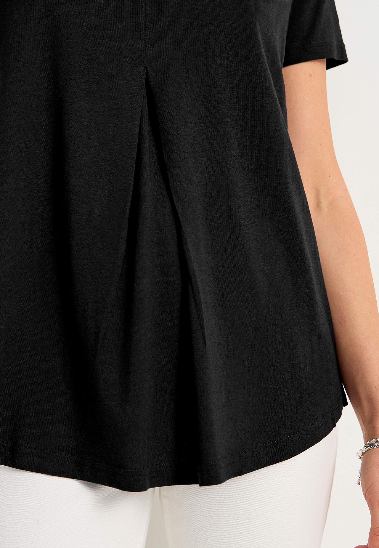 V-neck jersey top