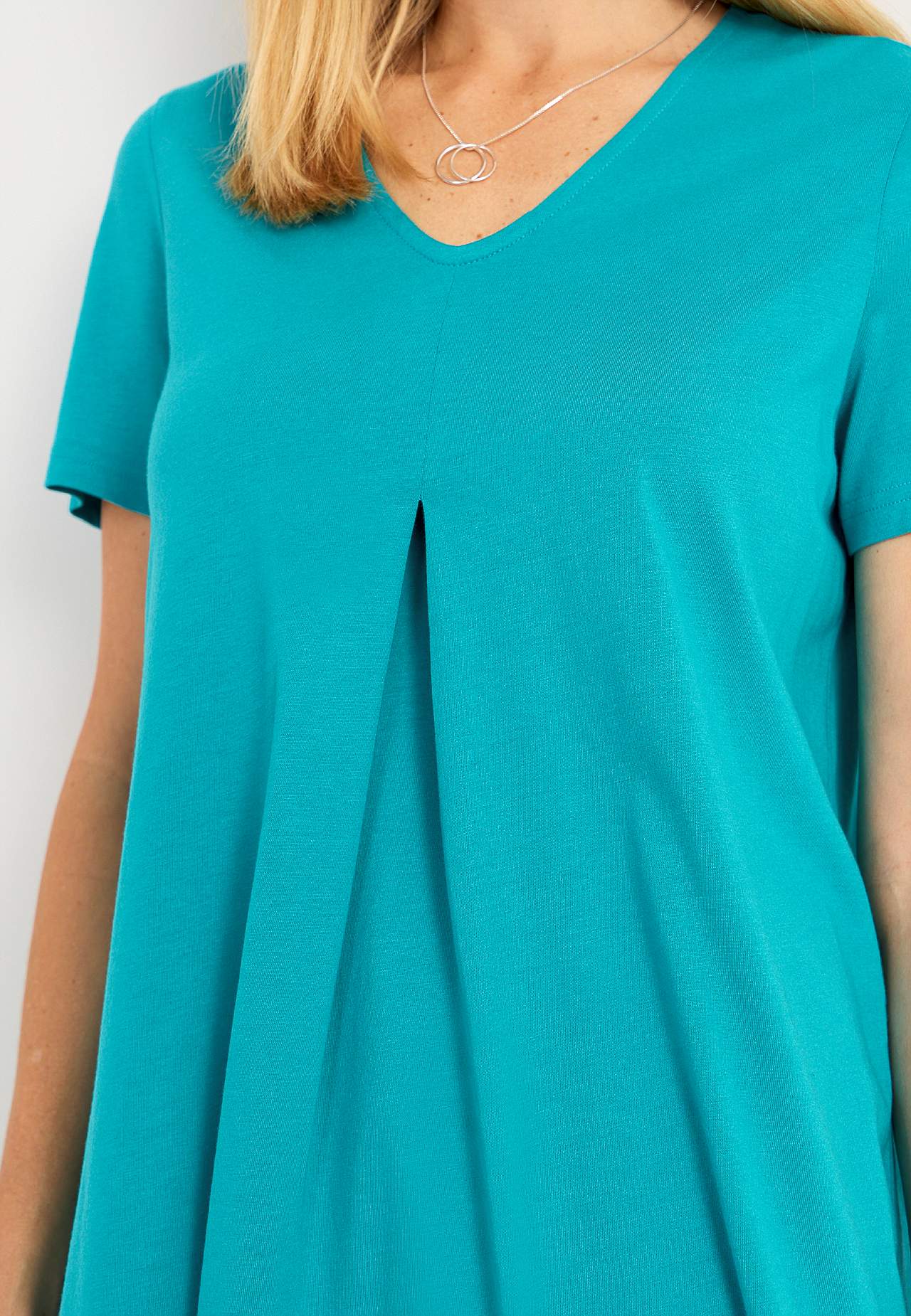 V-neck jersey top