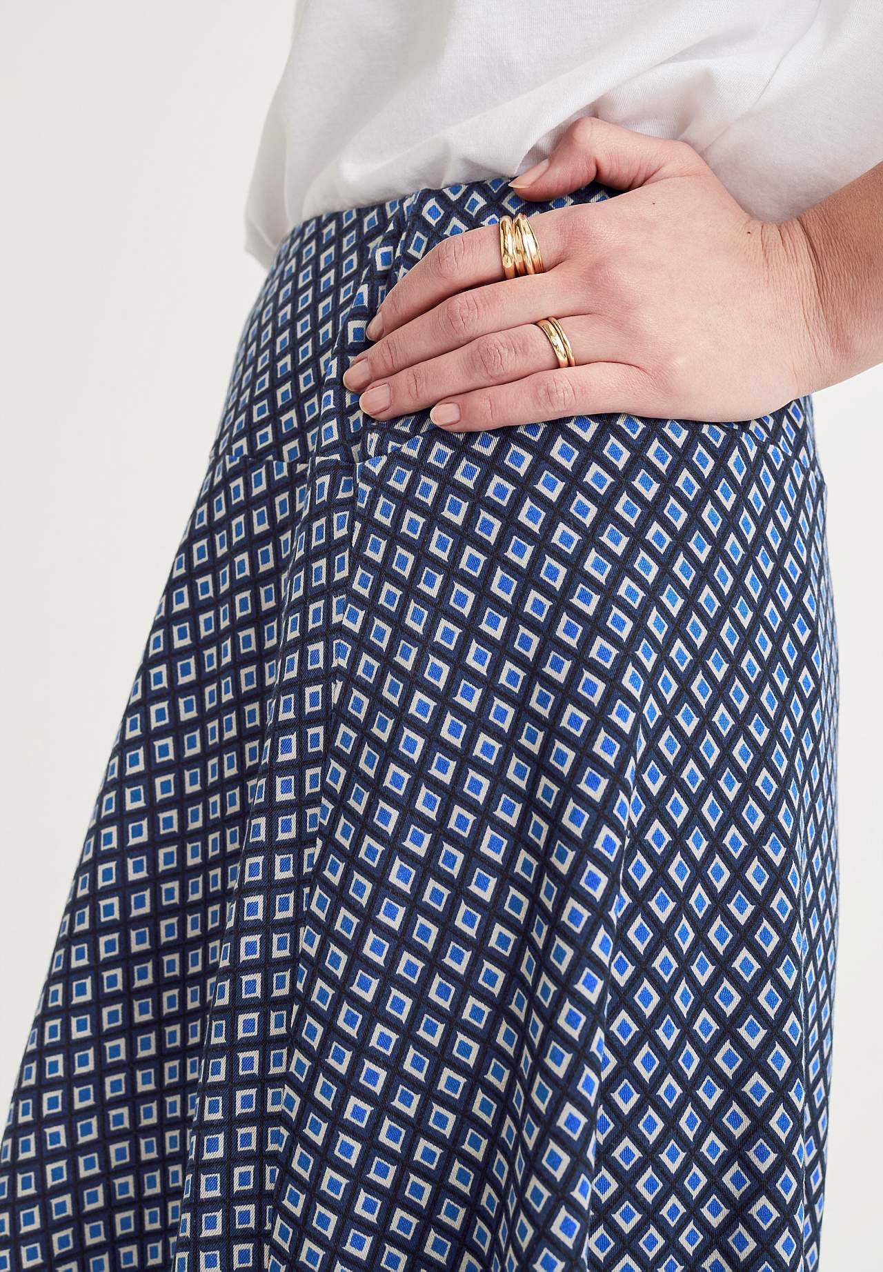 A-lined jersey skirt Kate