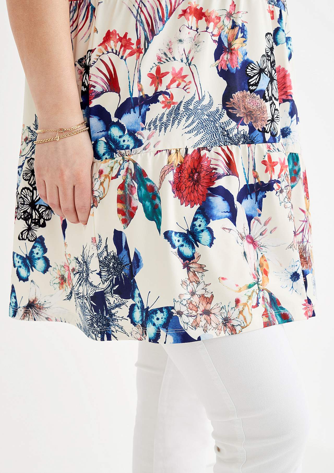 Patterned tunic