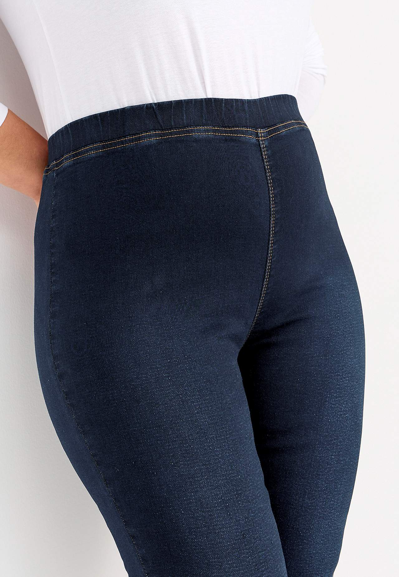 Denim leggings