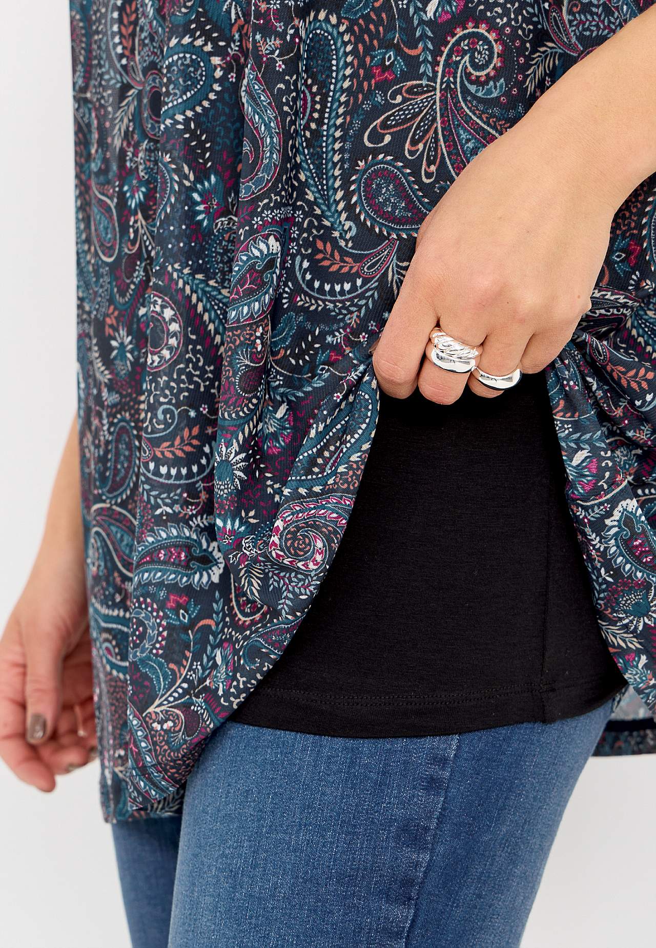 Tunic top in mesh