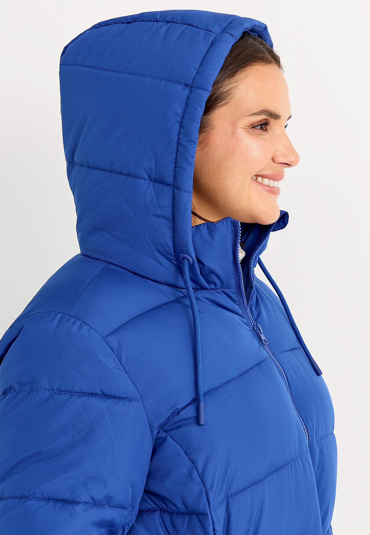 Warm-lined jacket with hood