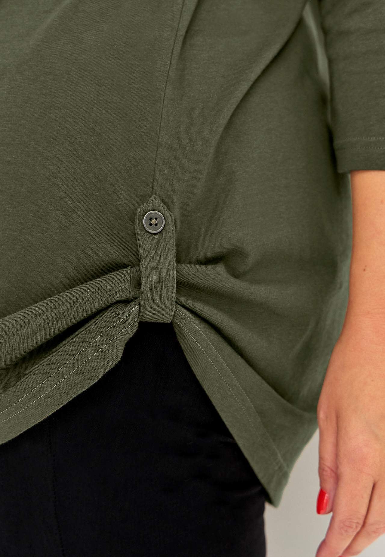 Jersey tuniq with 3/4 sleeve 2-pack