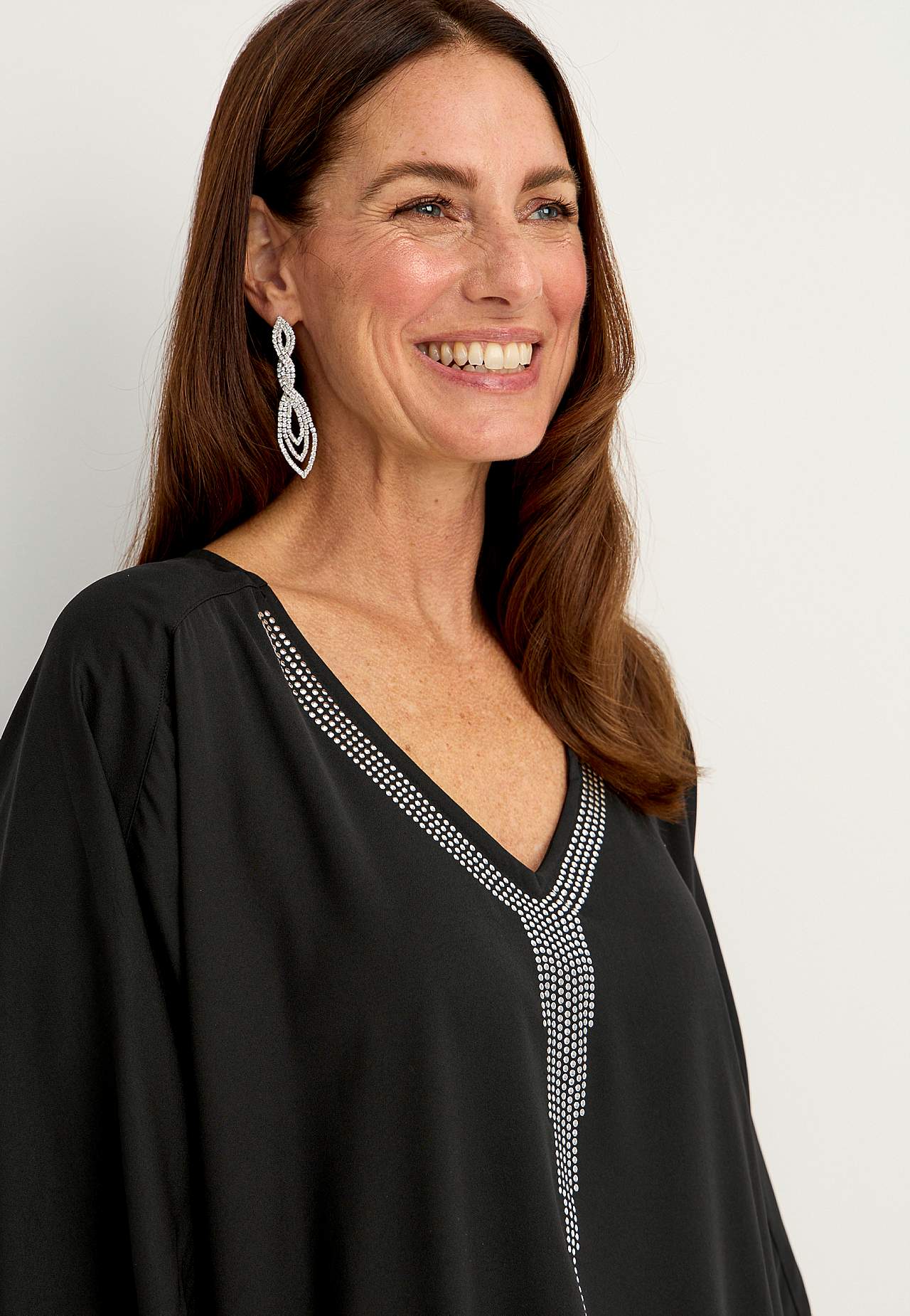 Party blouse with studded details