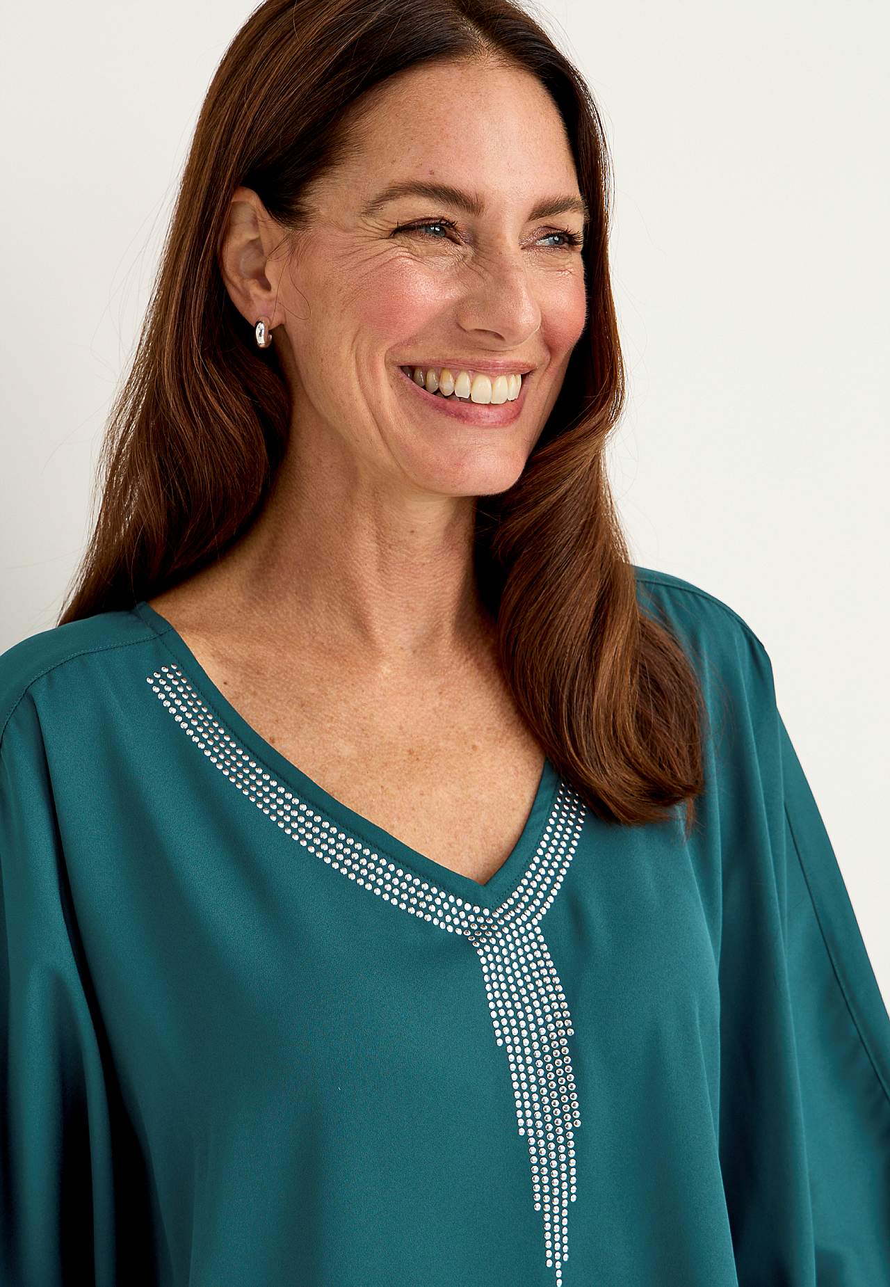 Party blouse with studded details