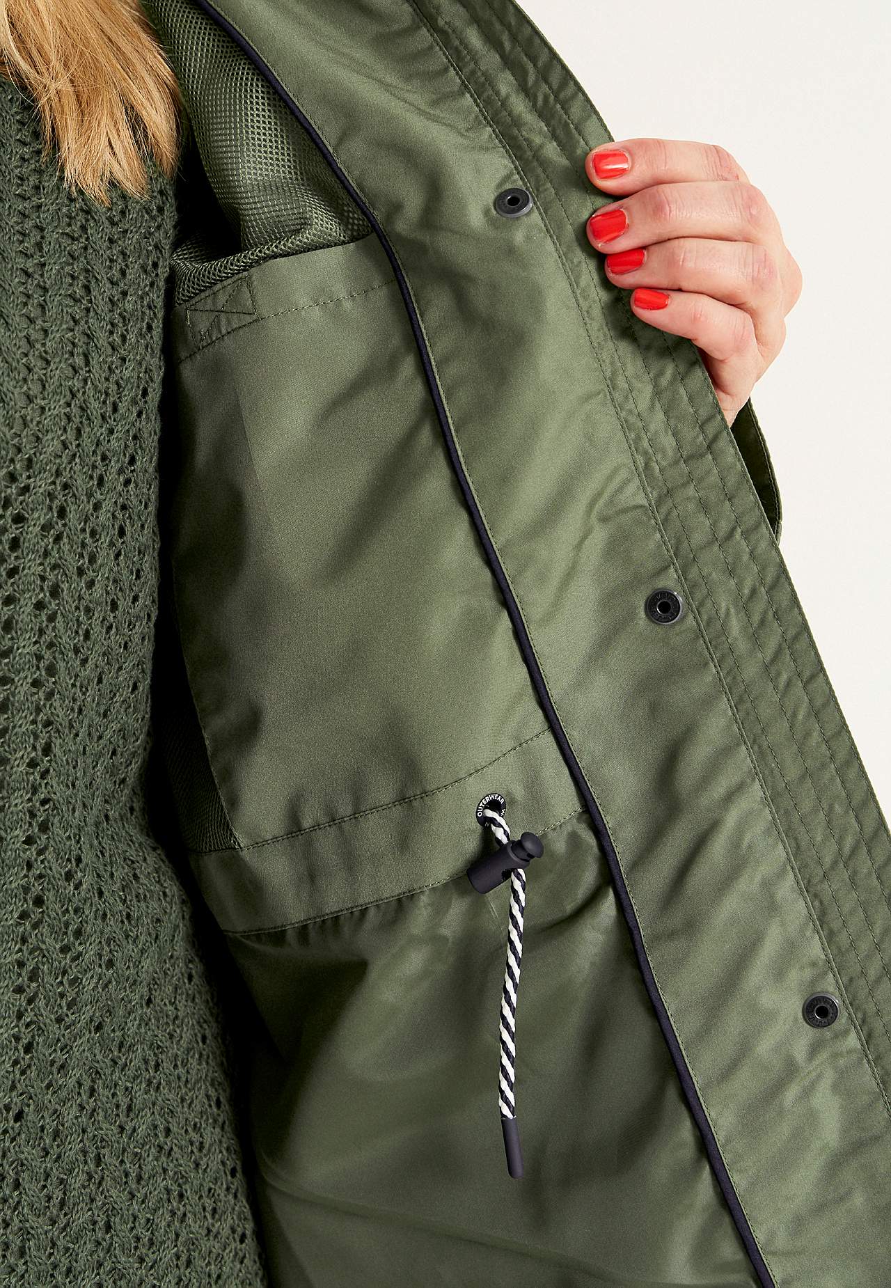 Windproof jacket with hood