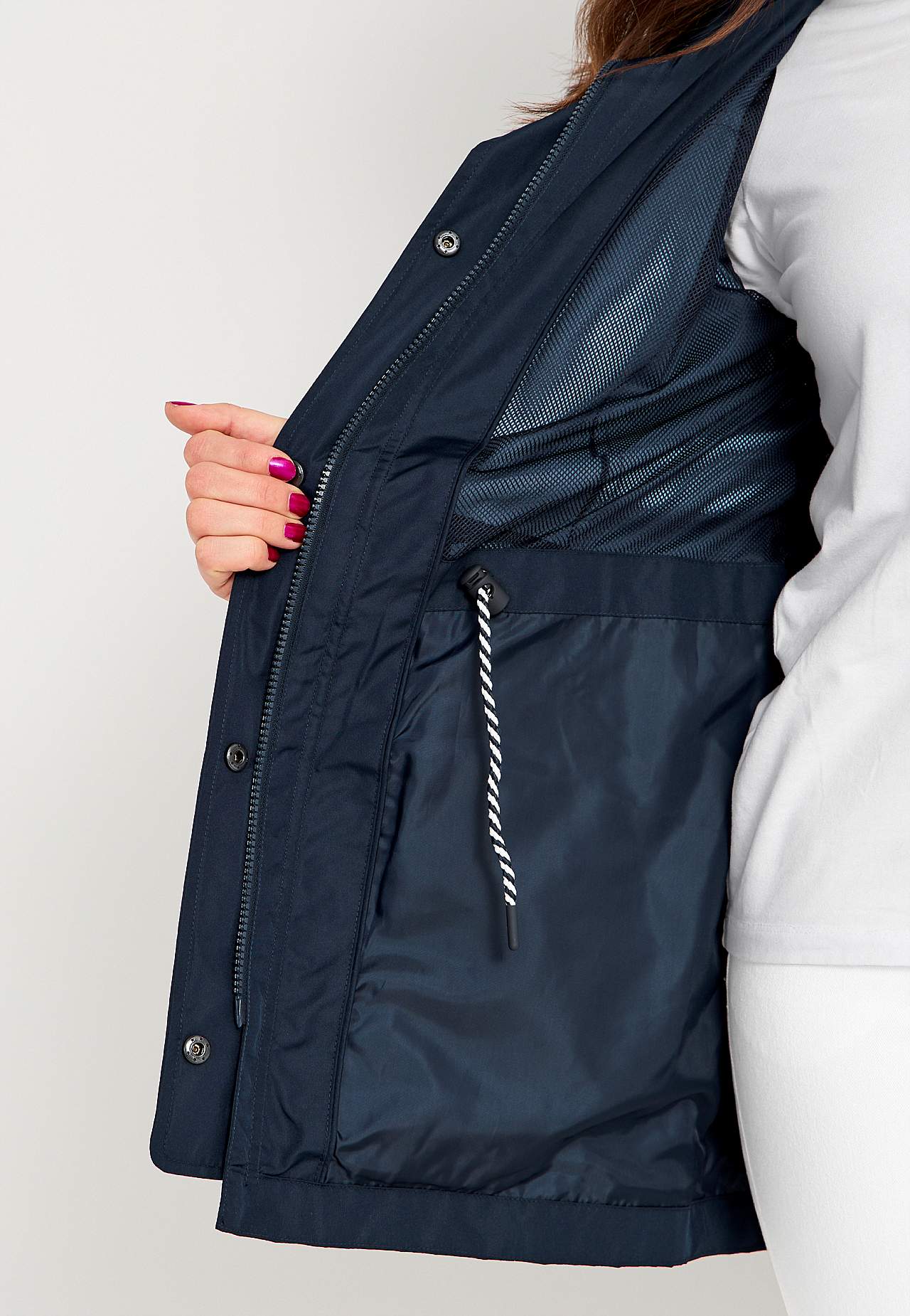Windproof jacket with hood