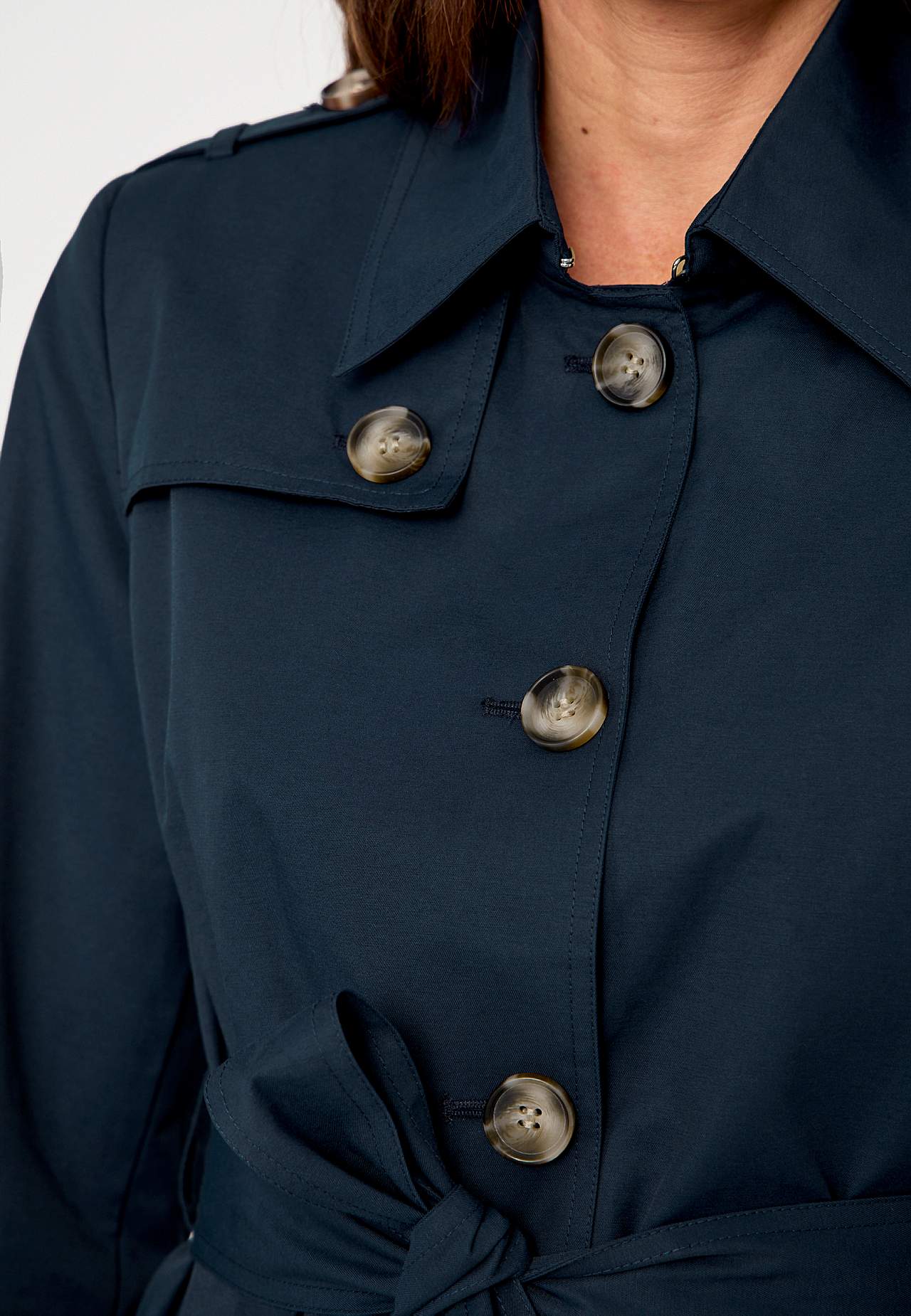 Single-breasted trenchcoat