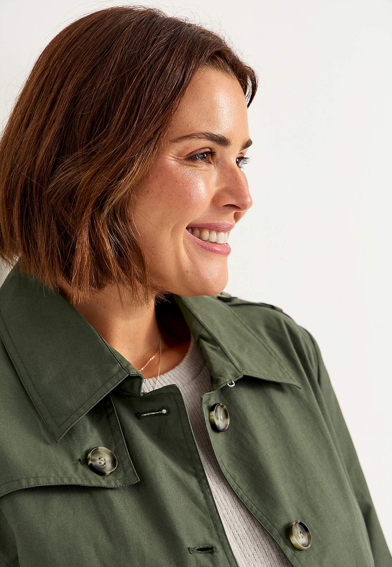 Single-breasted trenchcoat