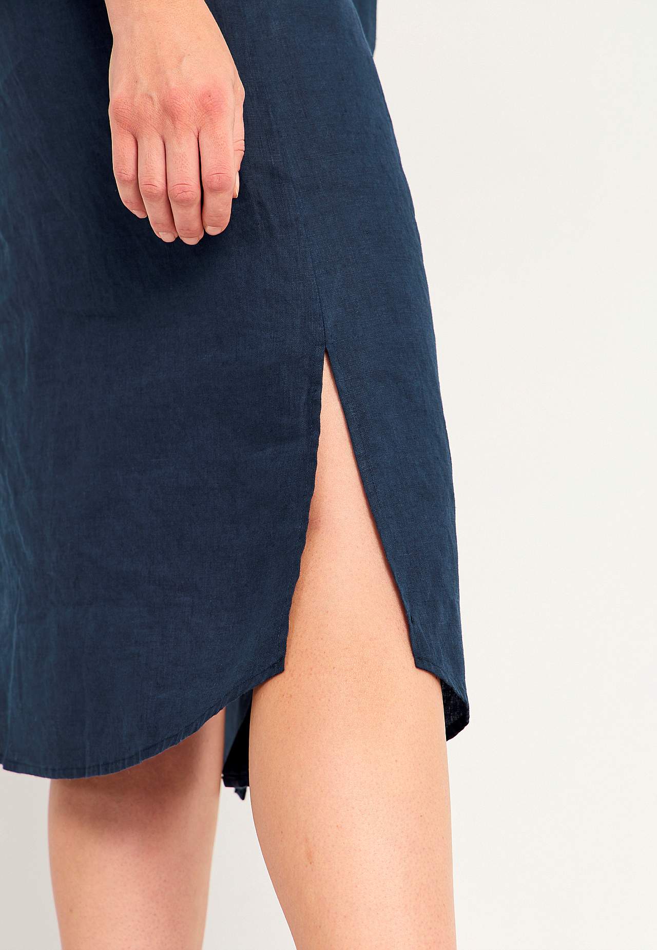 Shirt Premium dress in flax