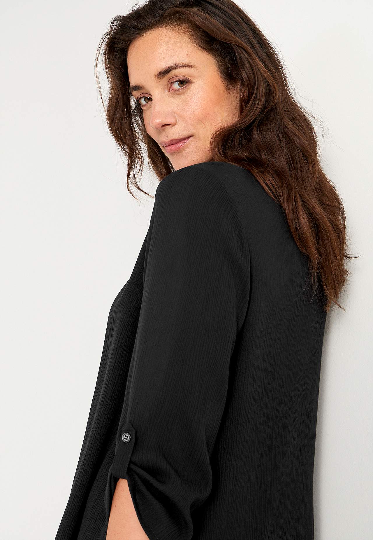 Tunic with 3/4 length sleeves