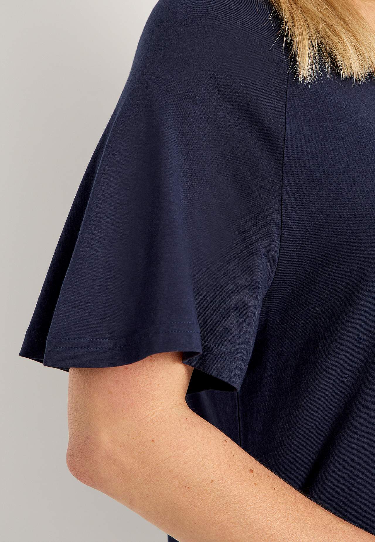 Jersey tuniq with short sleeves