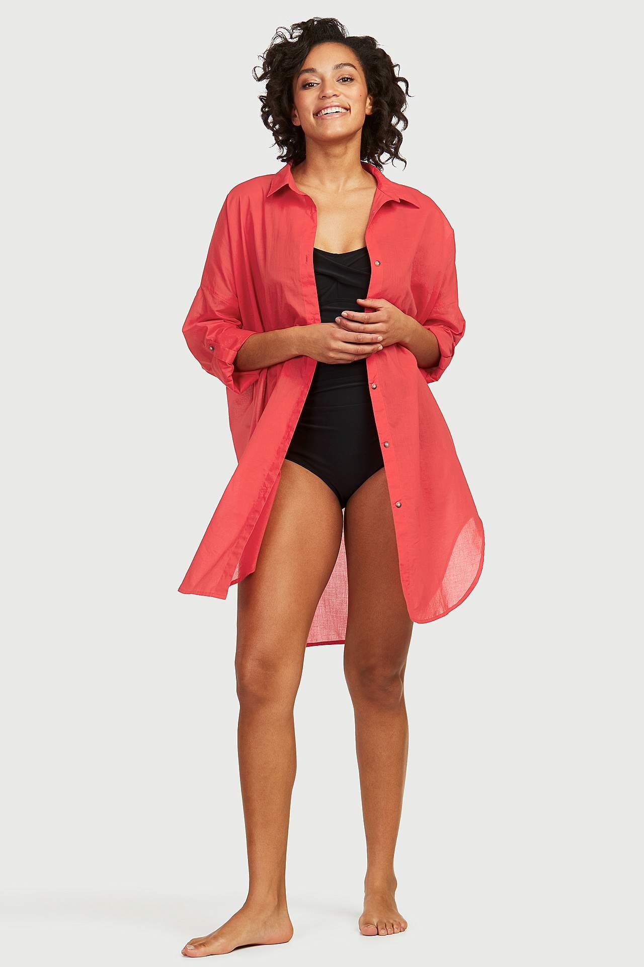 Solid color shaping swimsuit Tulsa