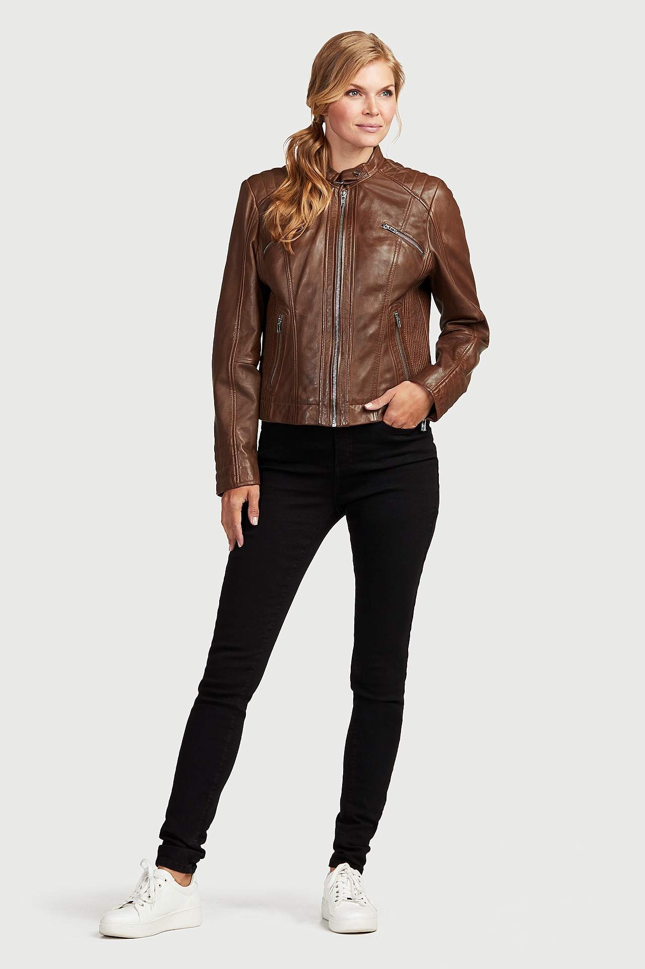 Leather jacket