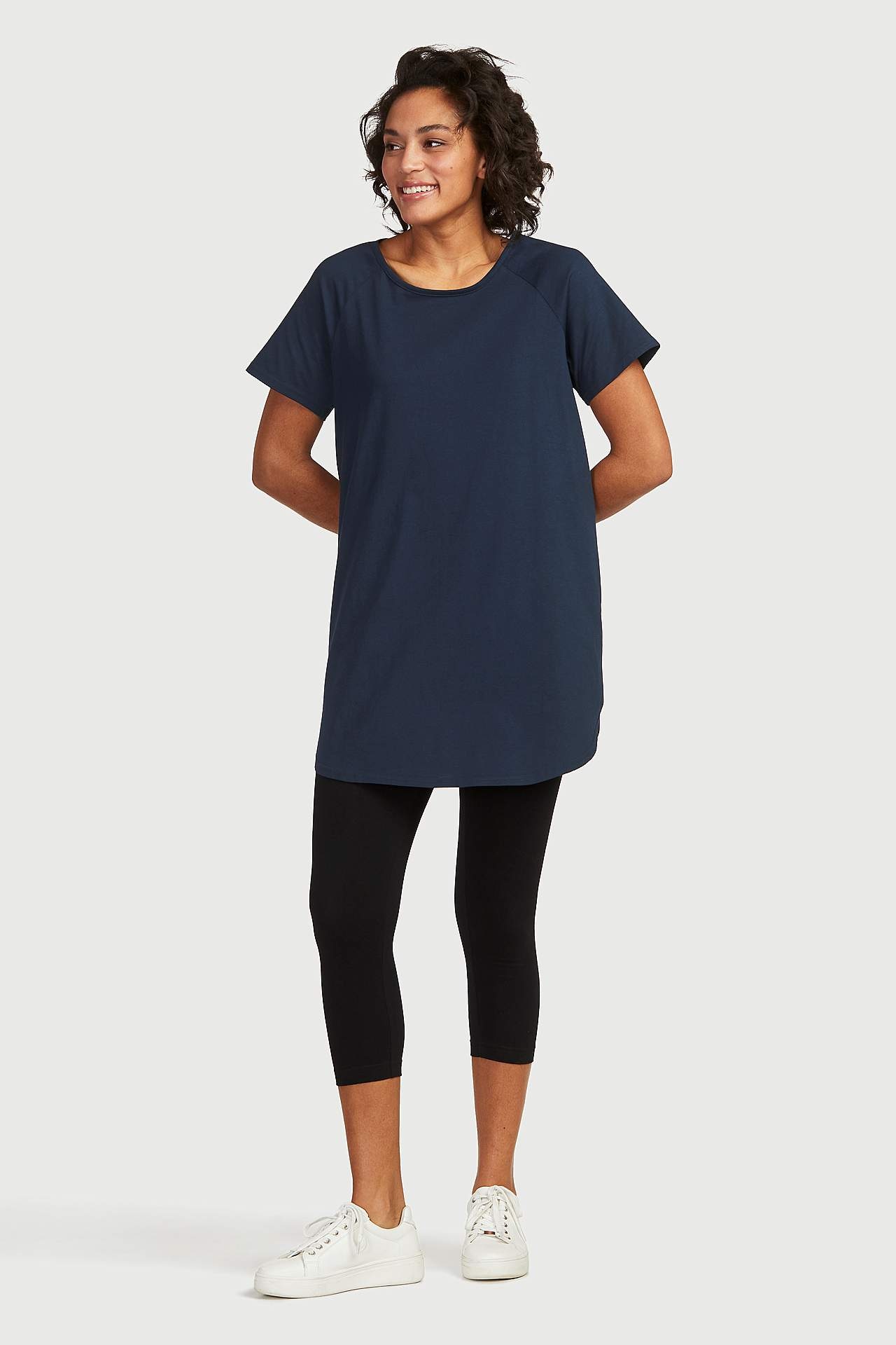Tunic in organic cotton 2-pack