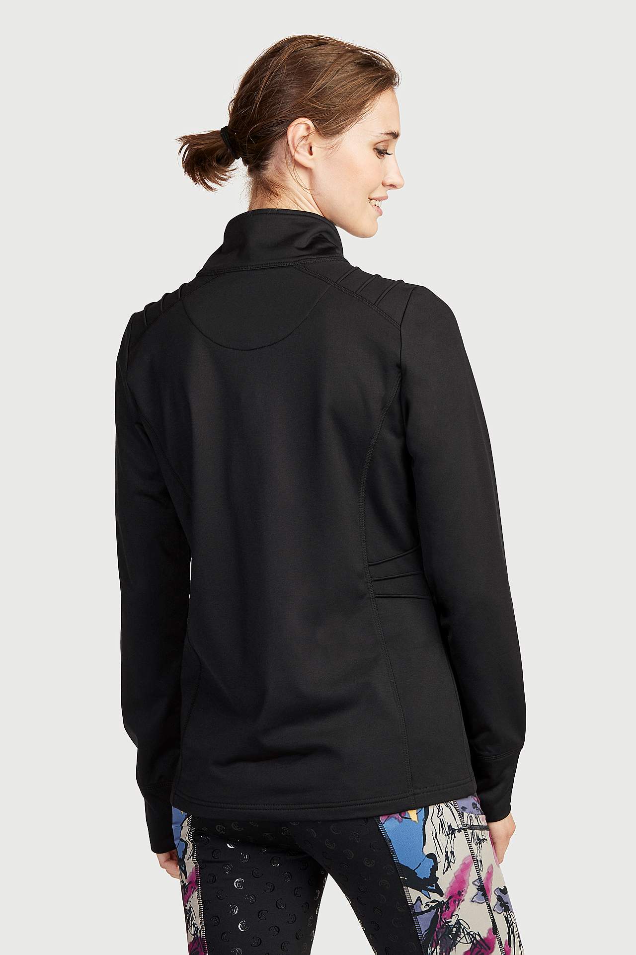 Long-sleeved jumper with zip