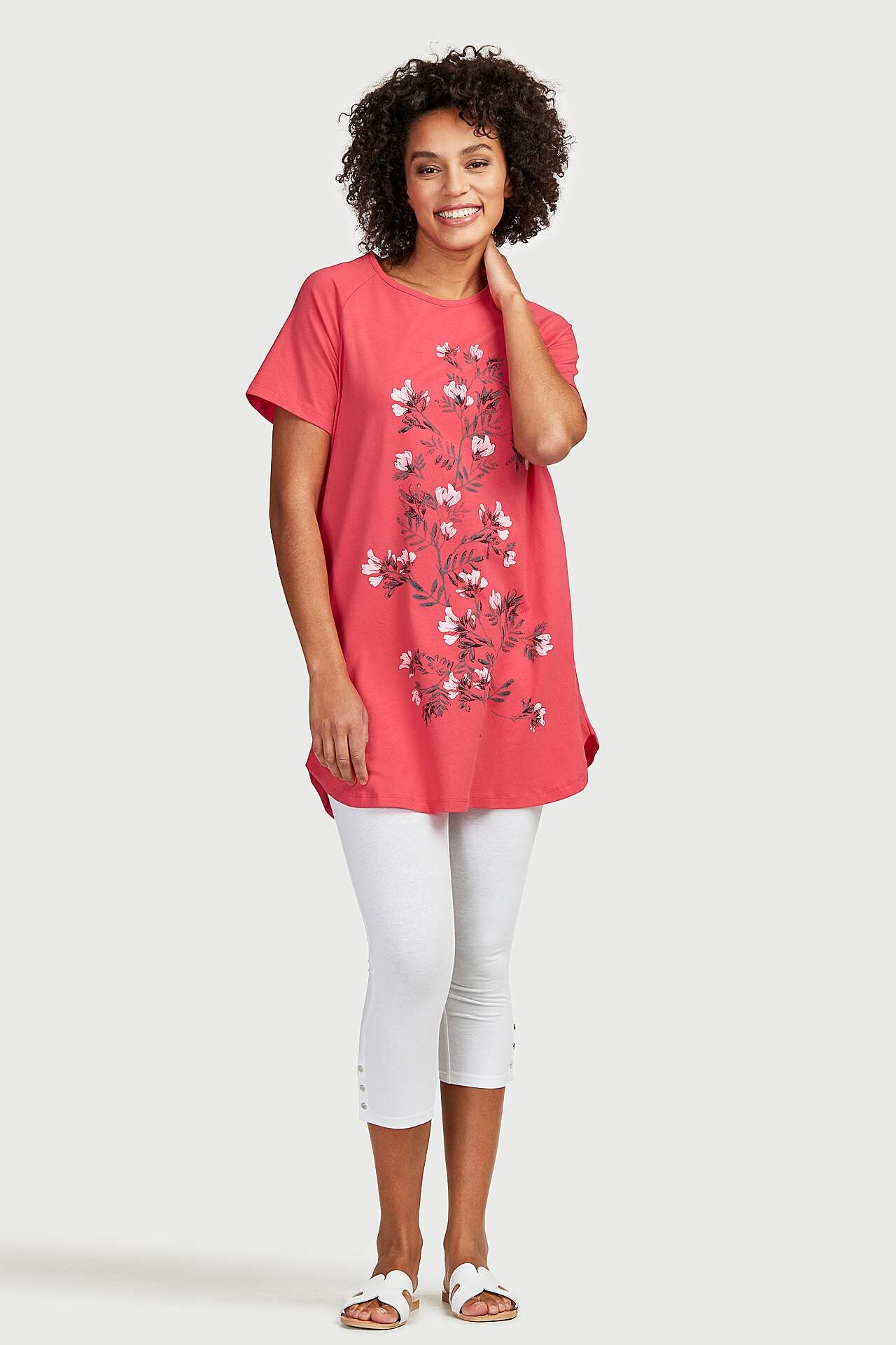 Patterned jersey tuniqs Ylva 2-pack