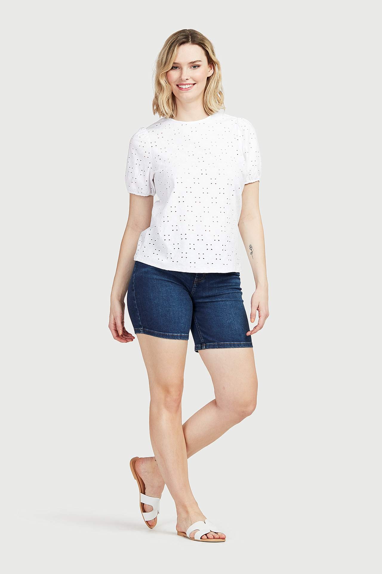 Denim shorts Love