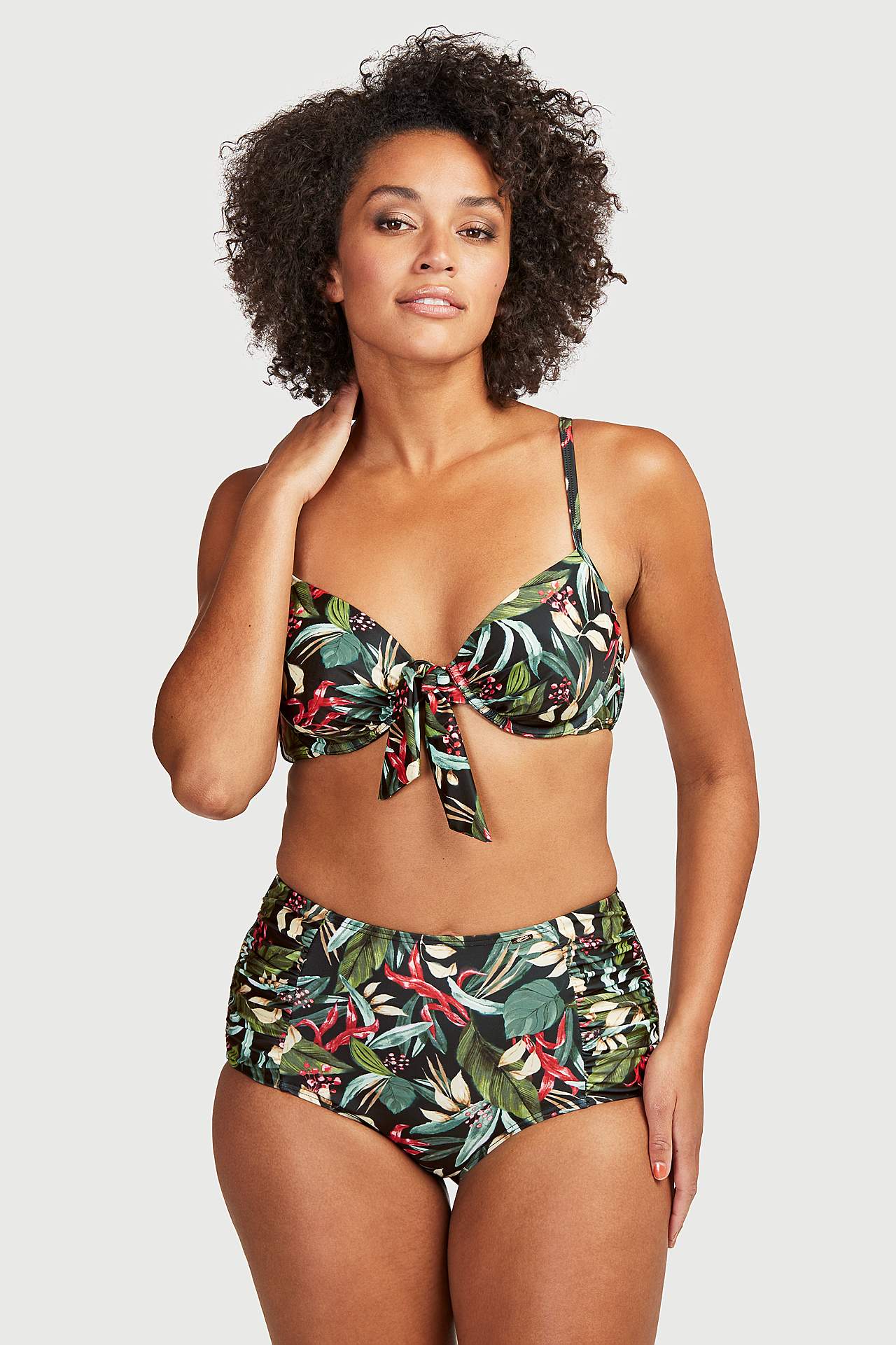 Bikini bottom with high waist Honolulu