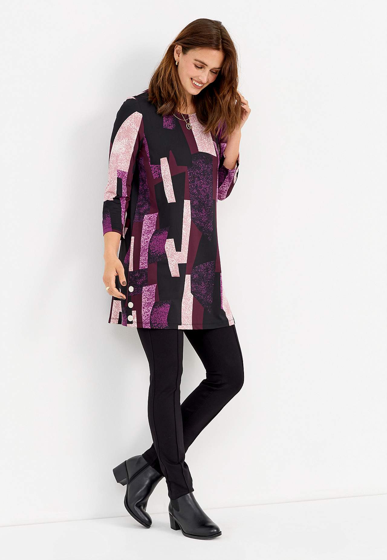Stylish tricot tunic