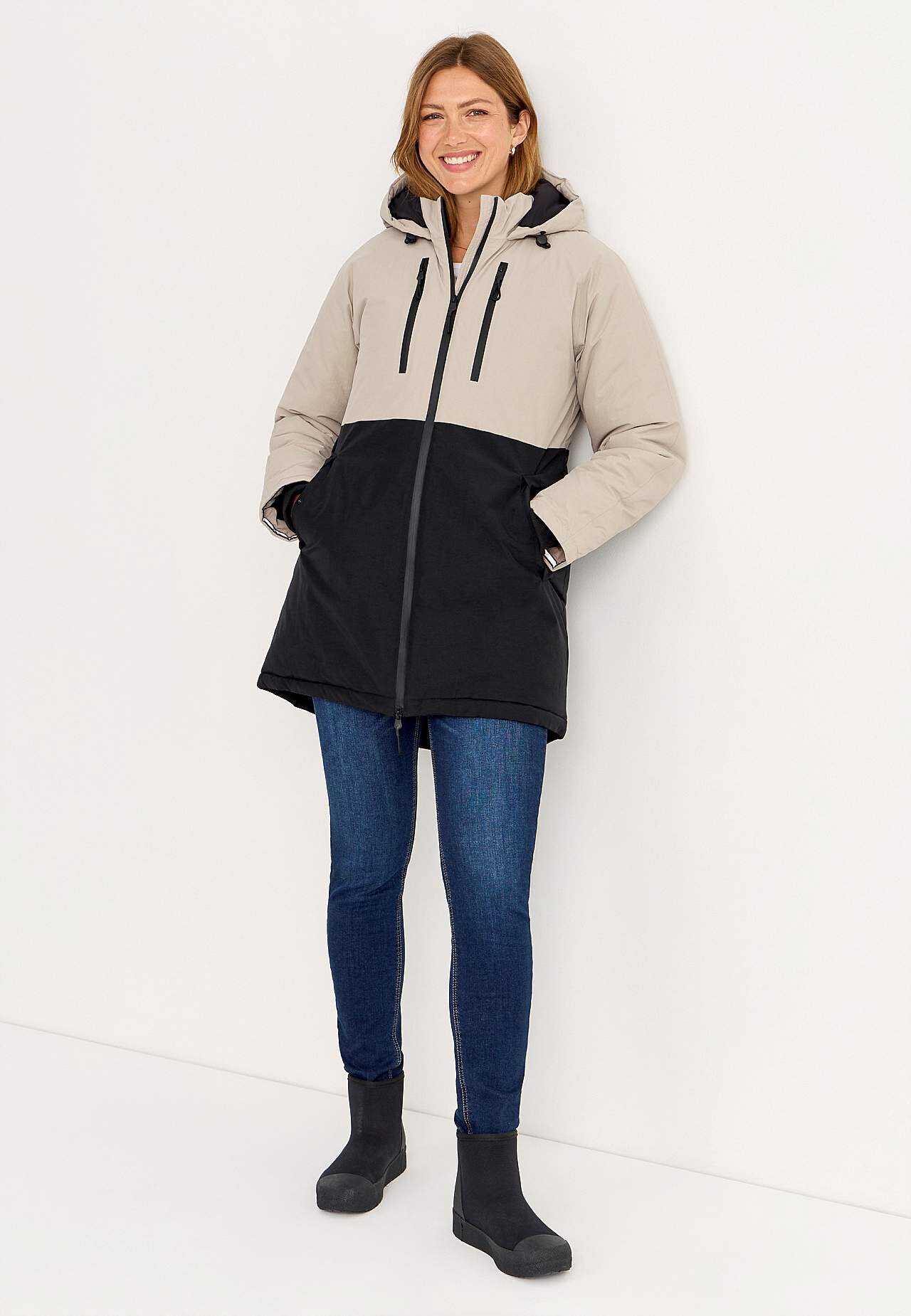 Functional, warm-lined jacket