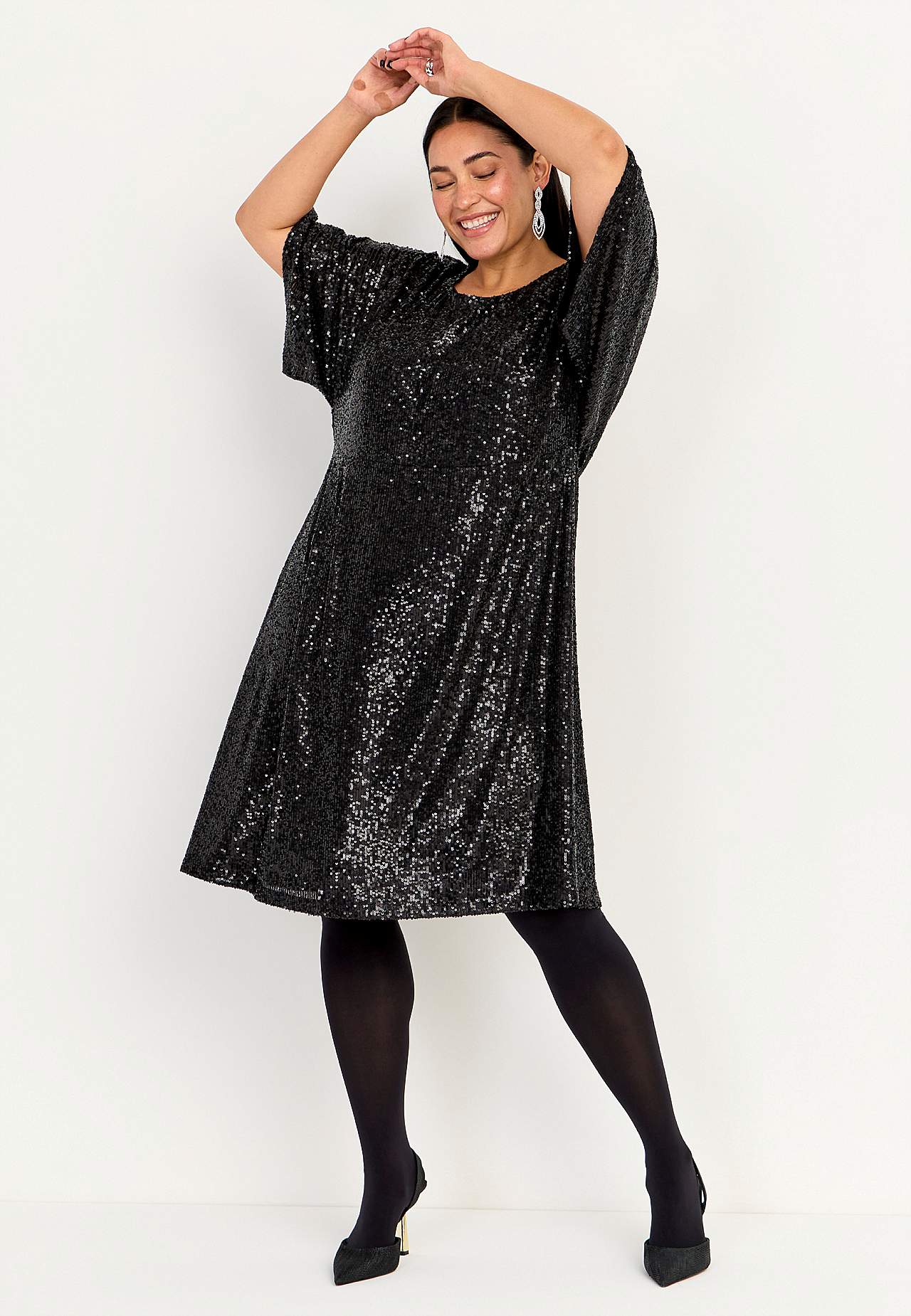 Luxurious sequin dress