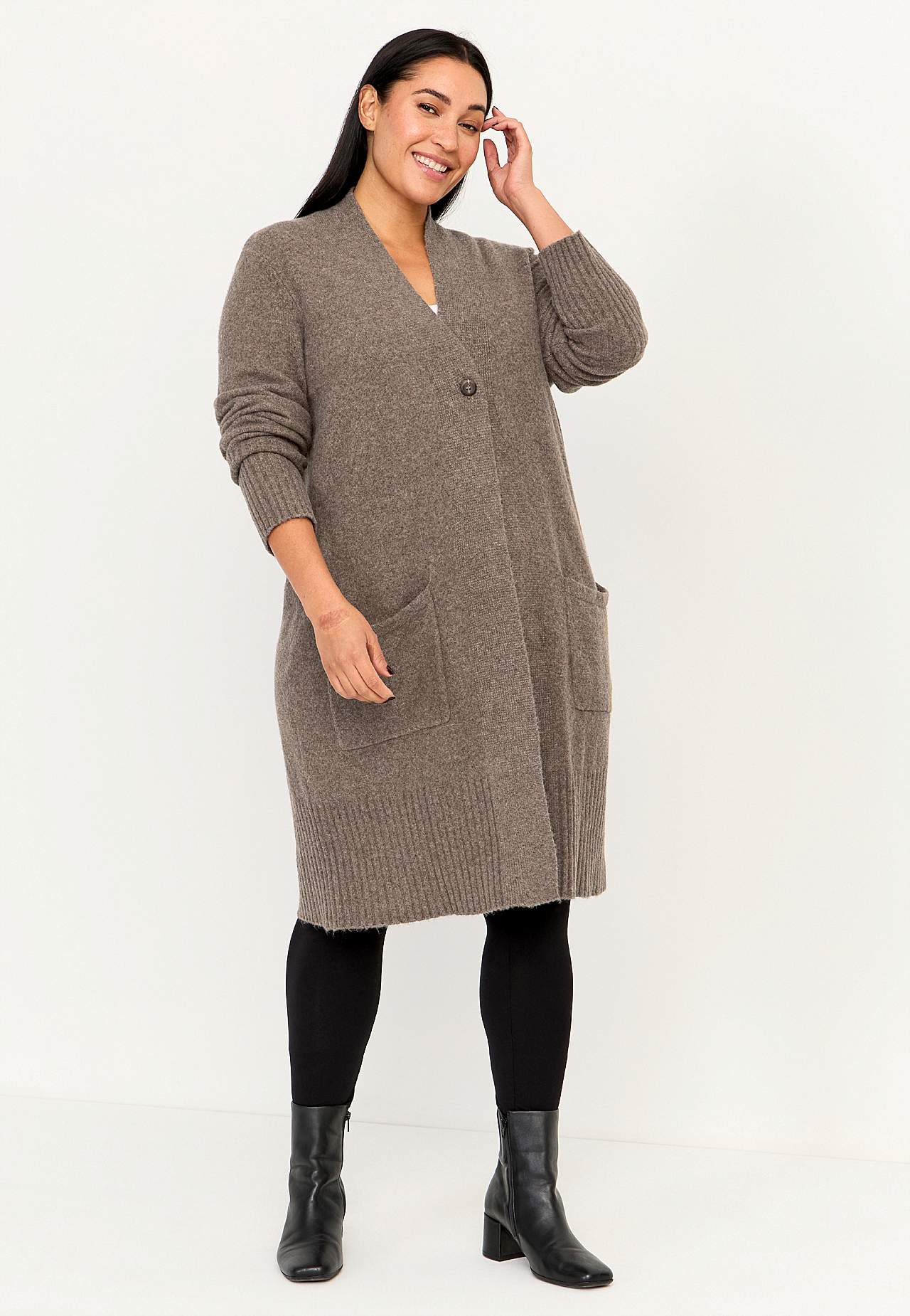 Soft, long cardigan Harriet