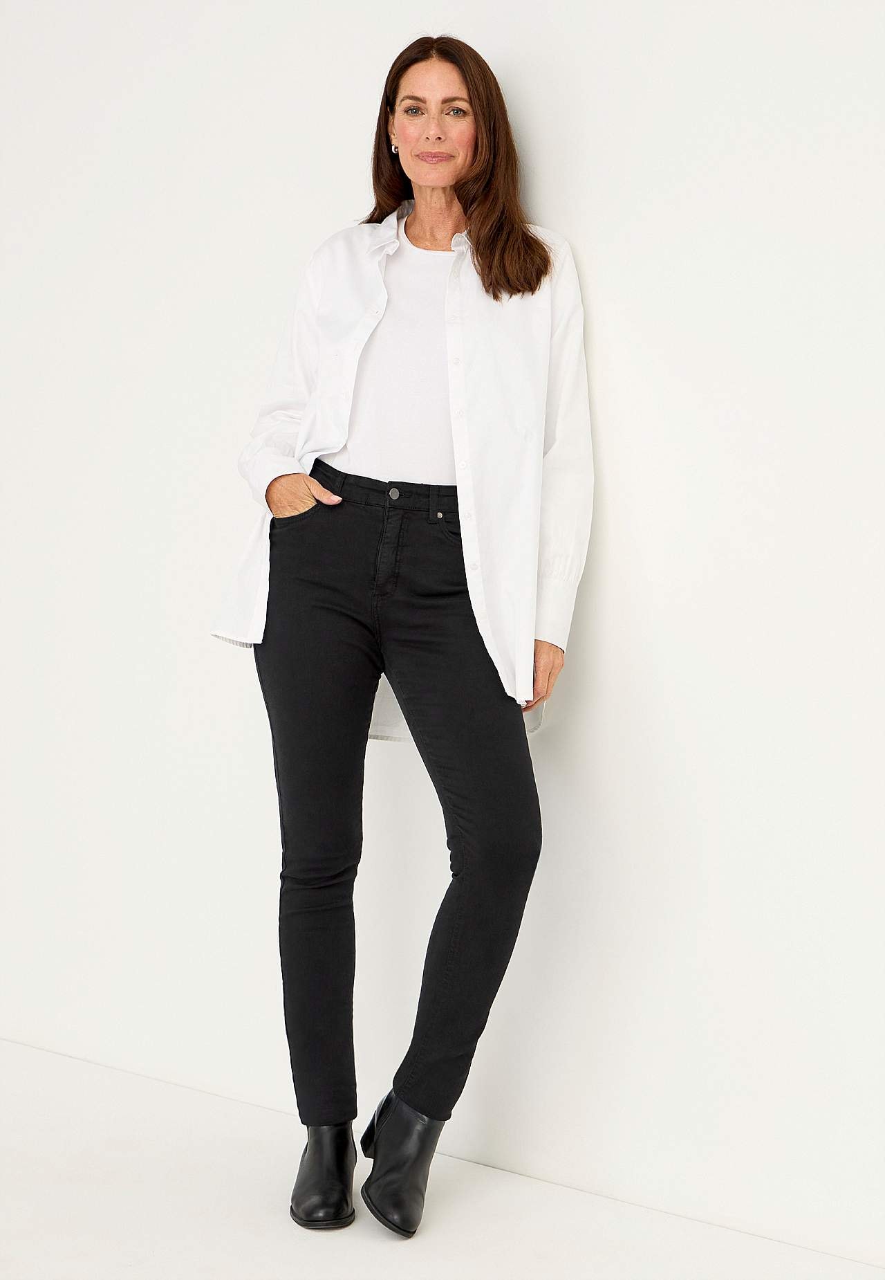 Twill jeans with superstretch Paris