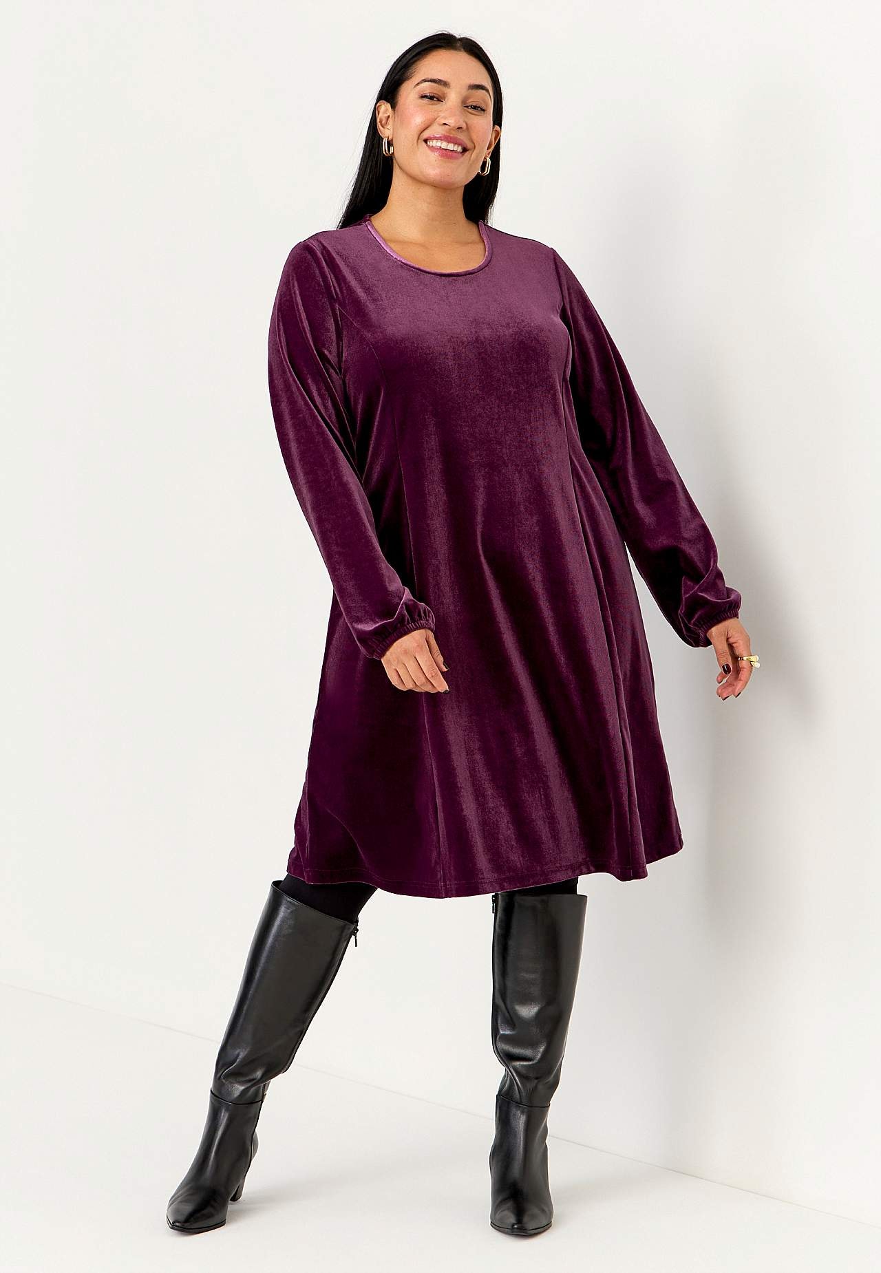 Party dress in velvet