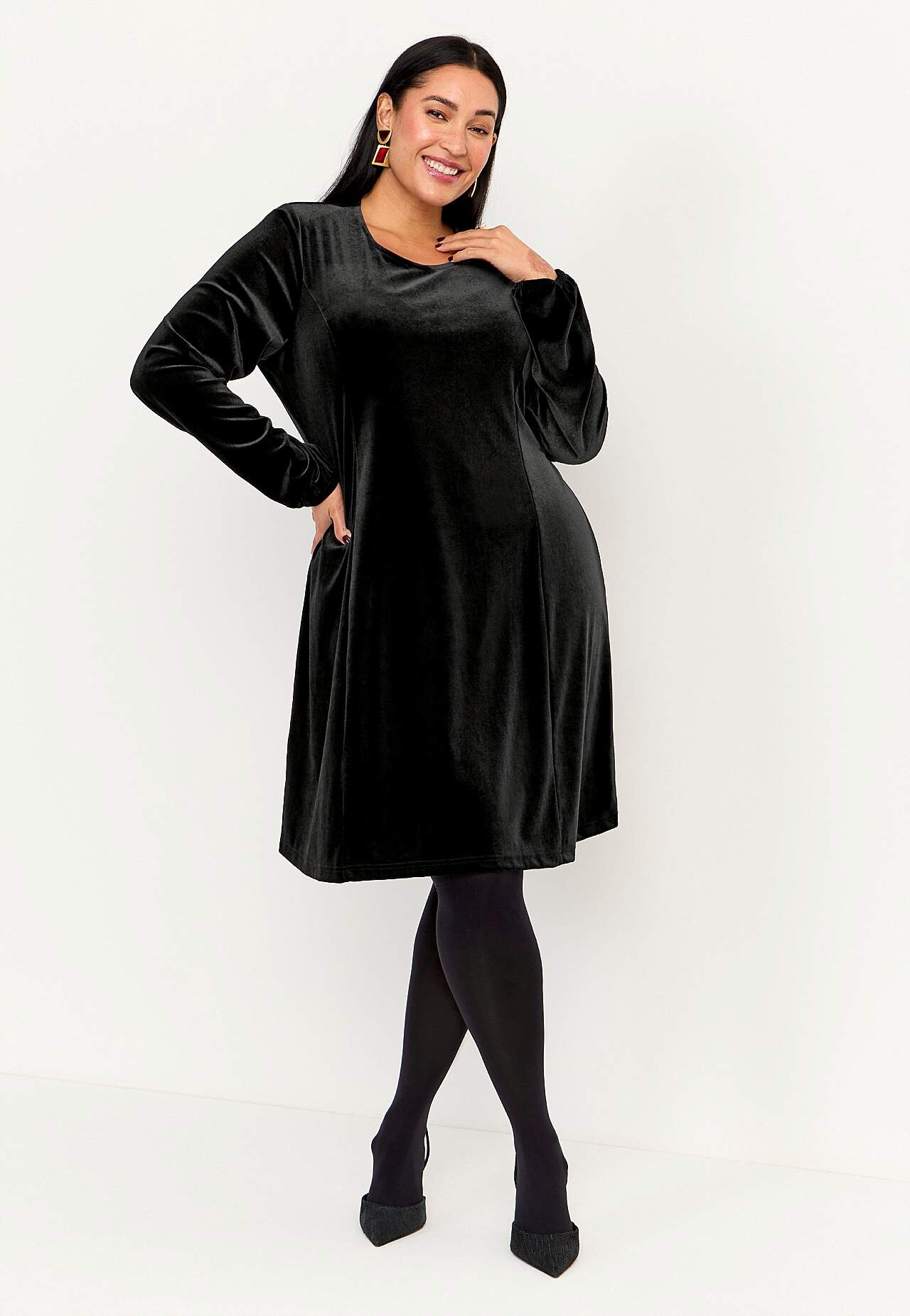 Party dress in velvet
