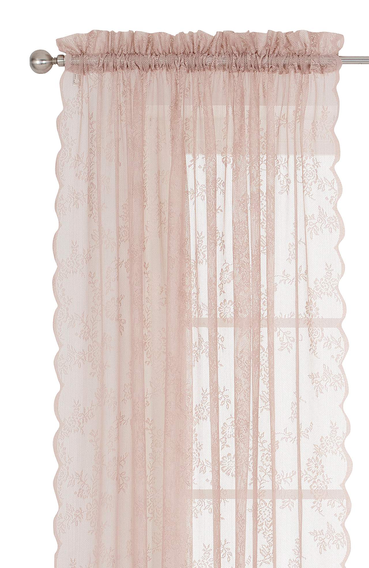 Patterned lace curtain Rosalyn 2-pack