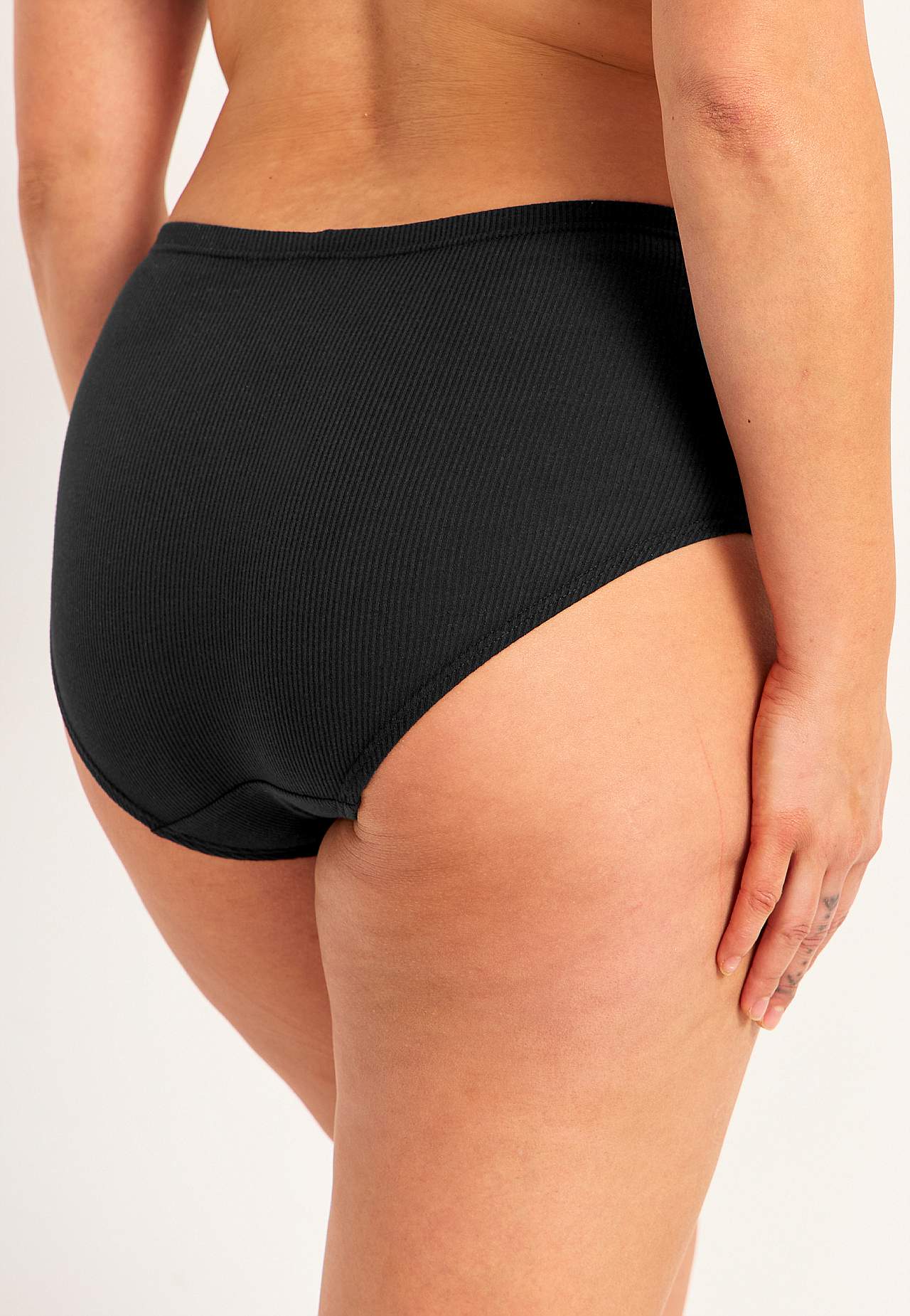 Ribbed women's briefs in cotton Lisa 6-pack