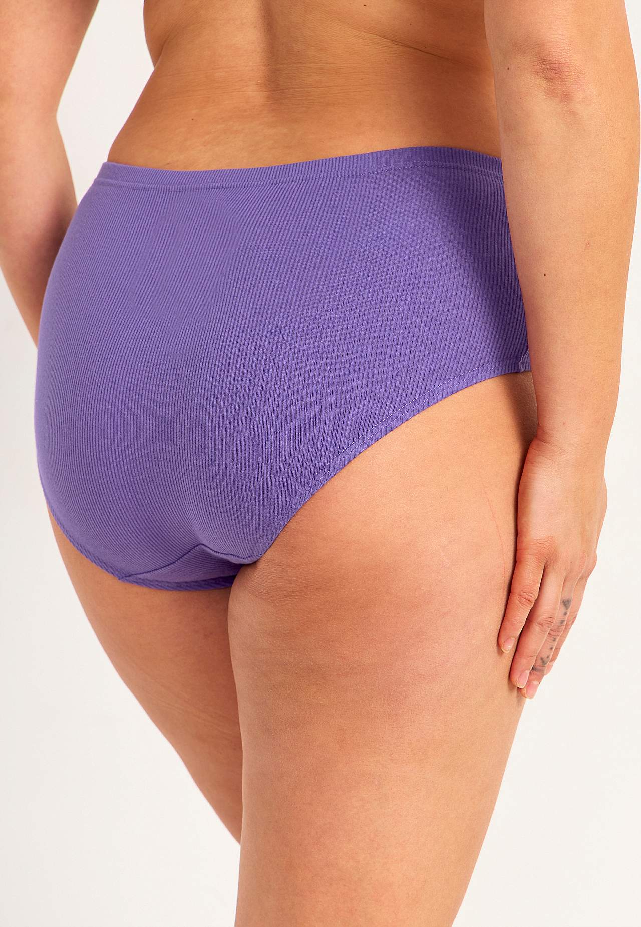 Ribbed women's briefs in cotton Lisa 6-pack
