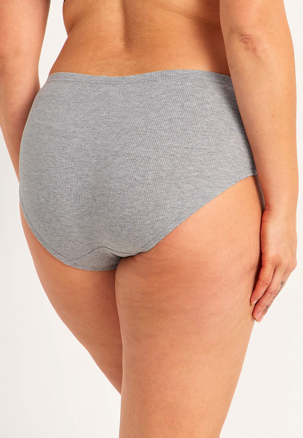 Ribbed women's briefs in cotton Lisa 6-pack