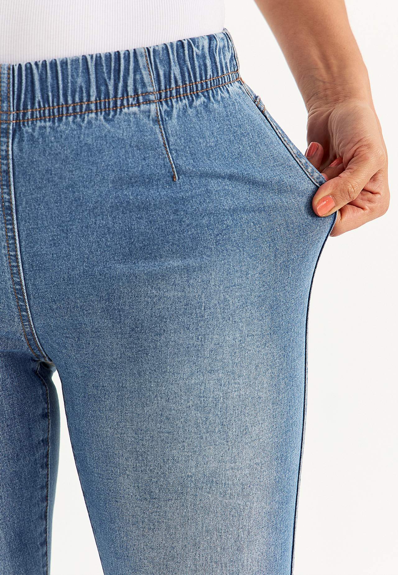 Jeggings with skinny leg