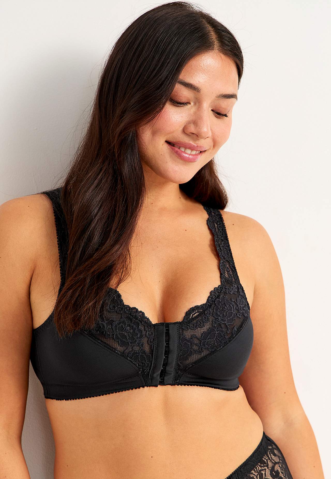 Front-closing soft bra 2-pack
