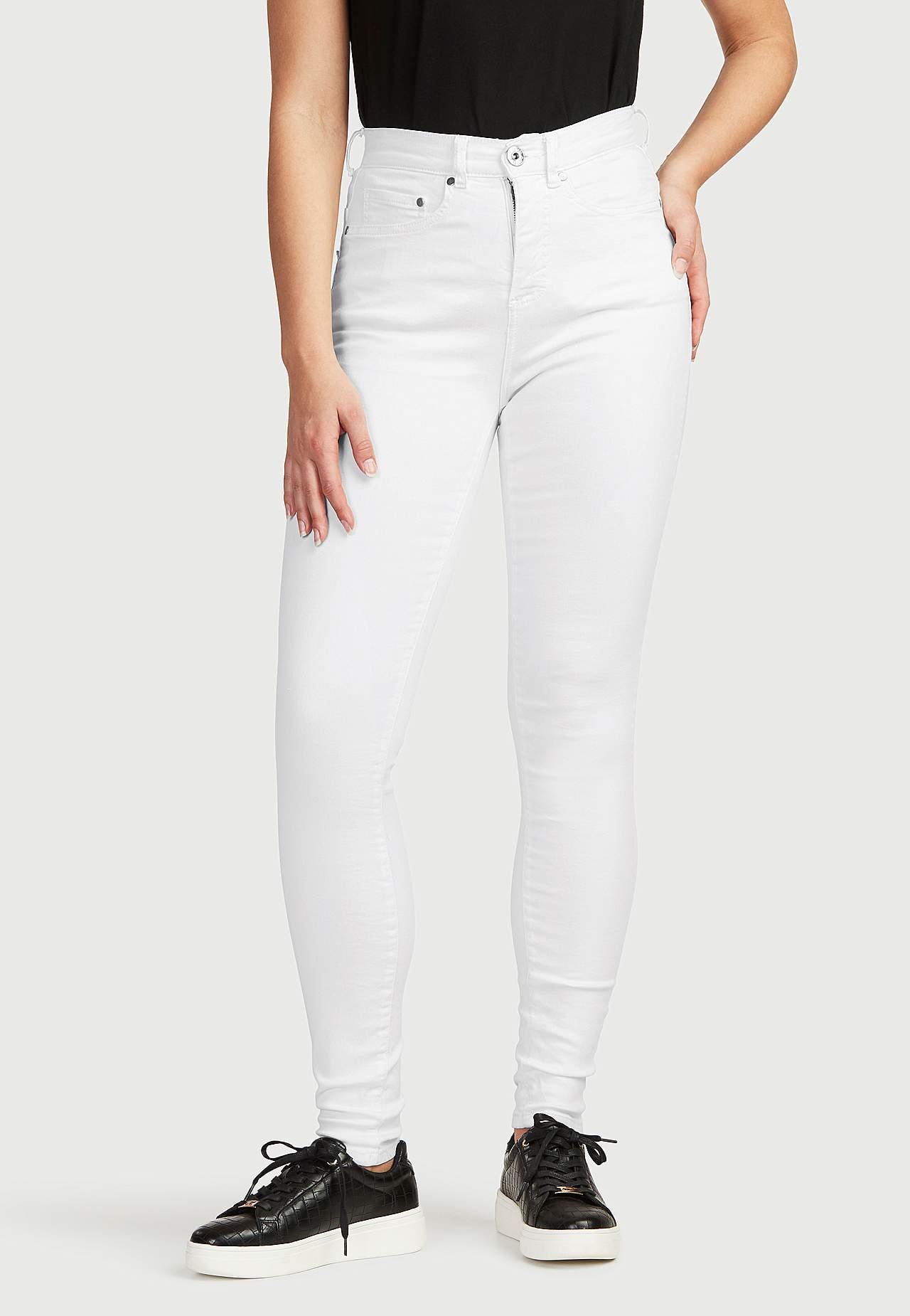 Twill jeans with superstretch