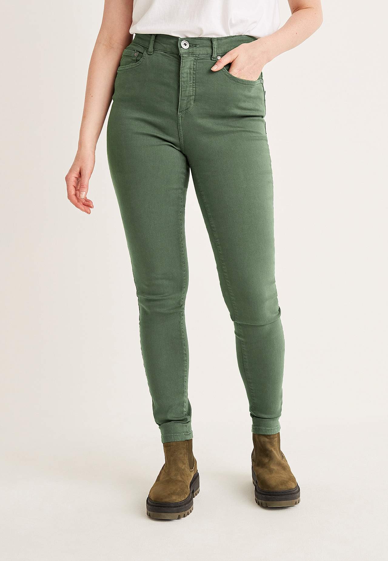 Twill jeans with superstretch
