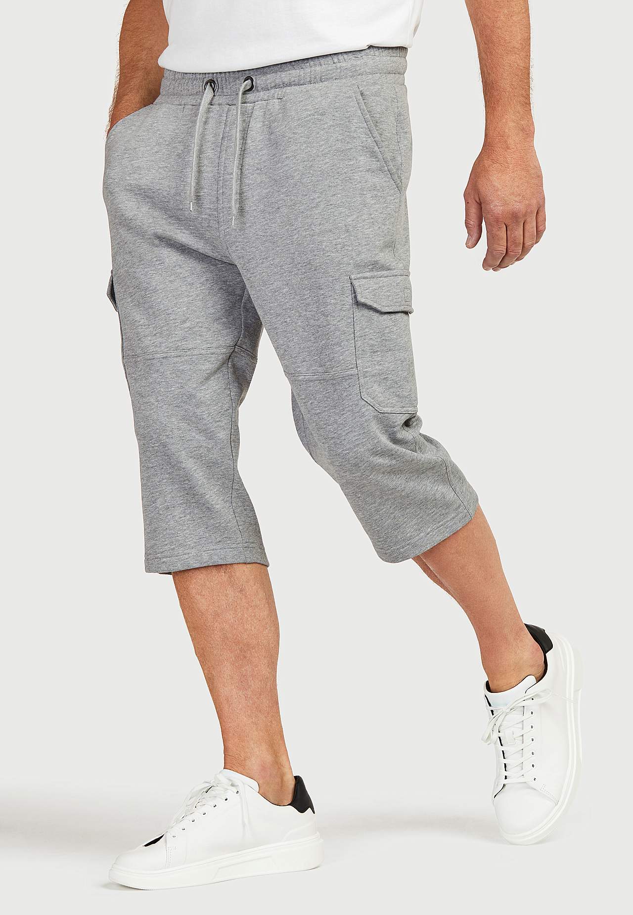 Long sweatshirt shorts with cargo pockets Smarty