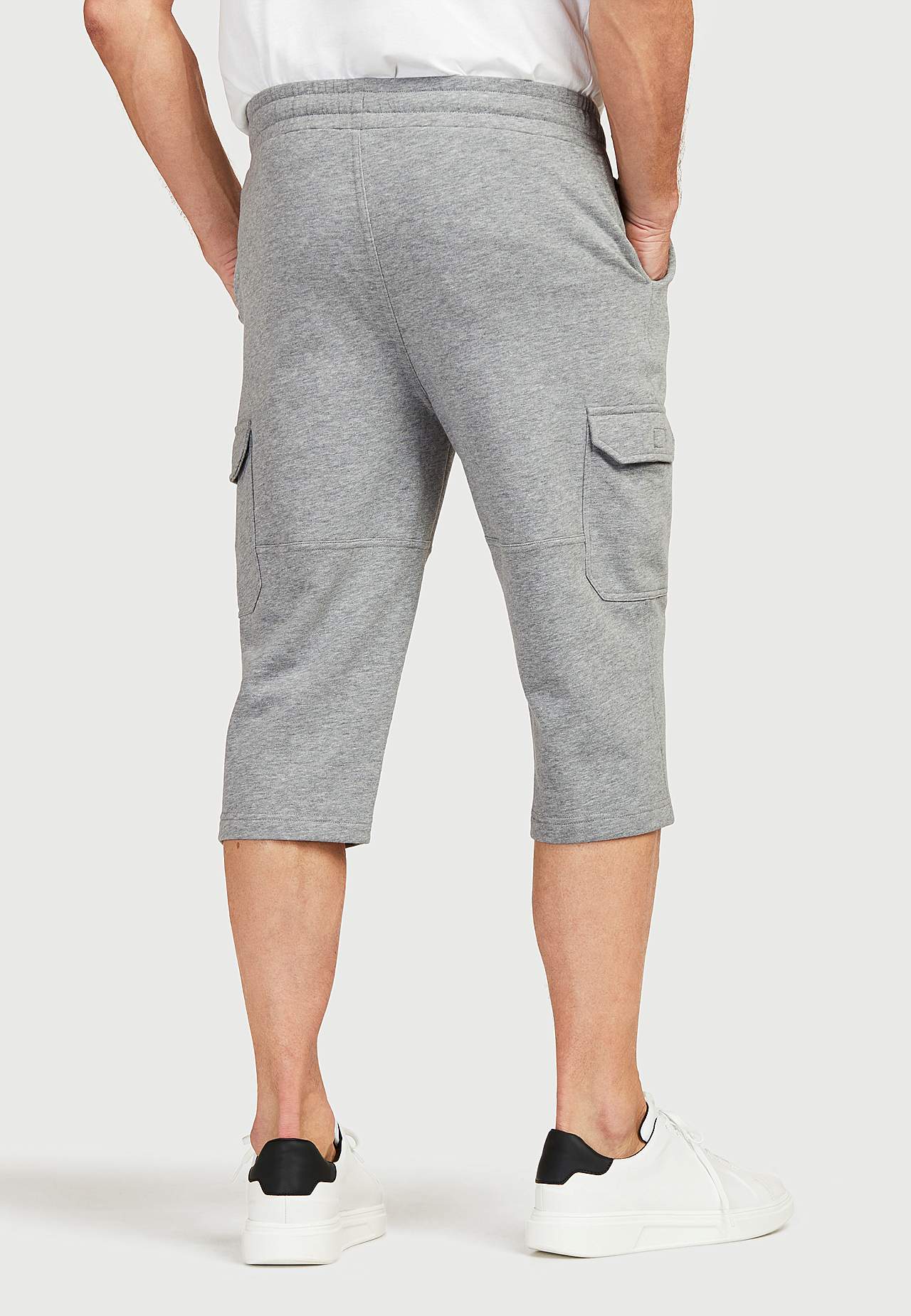 Long sweatshirt shorts with cargo pockets Smarty