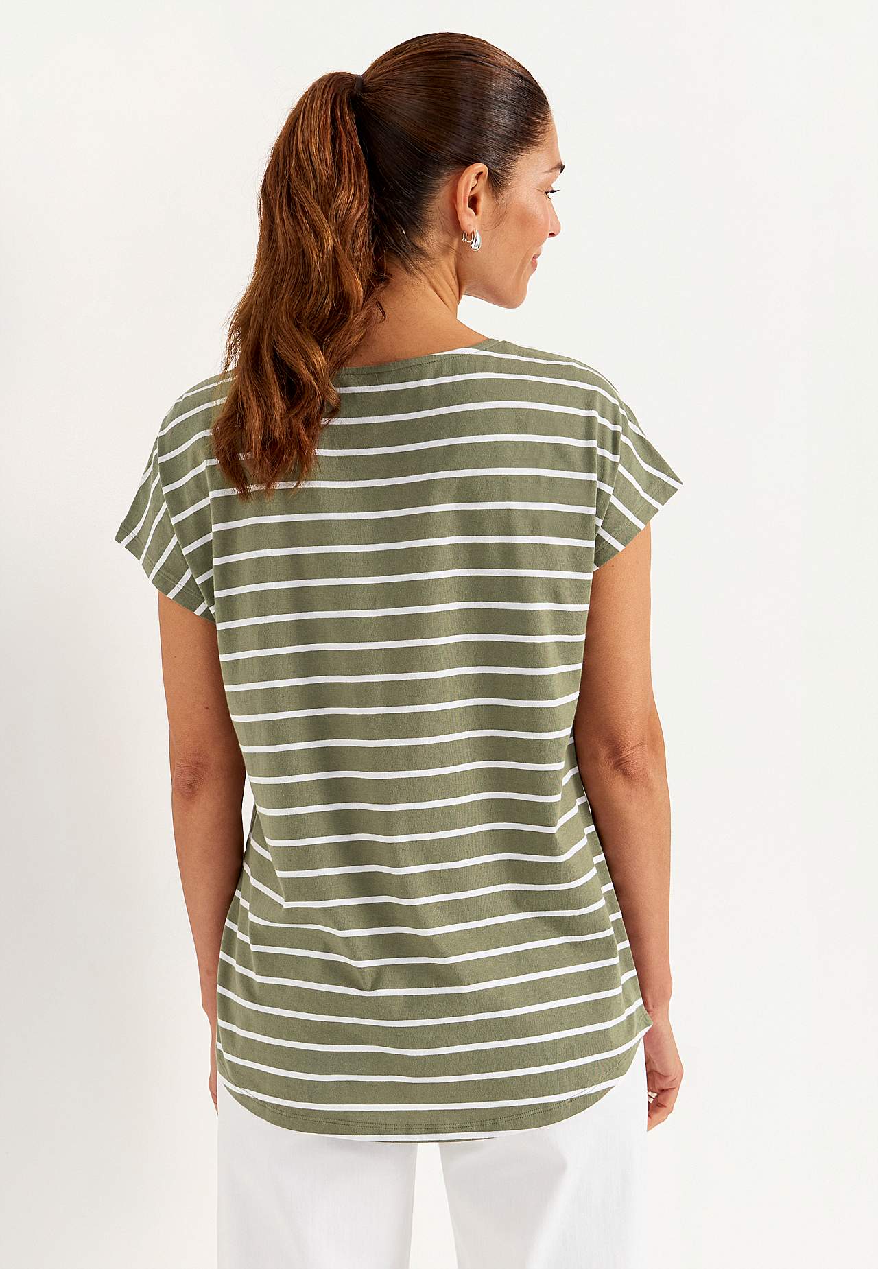 Jersey tops with cap sleeves 2-pack