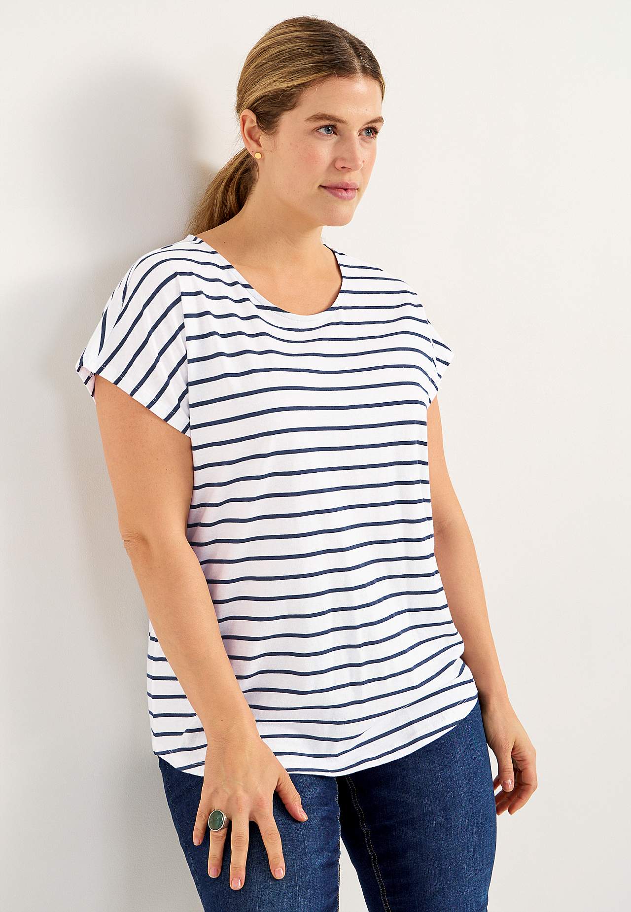 Jersey tops with cap sleeves Alma 2-pack