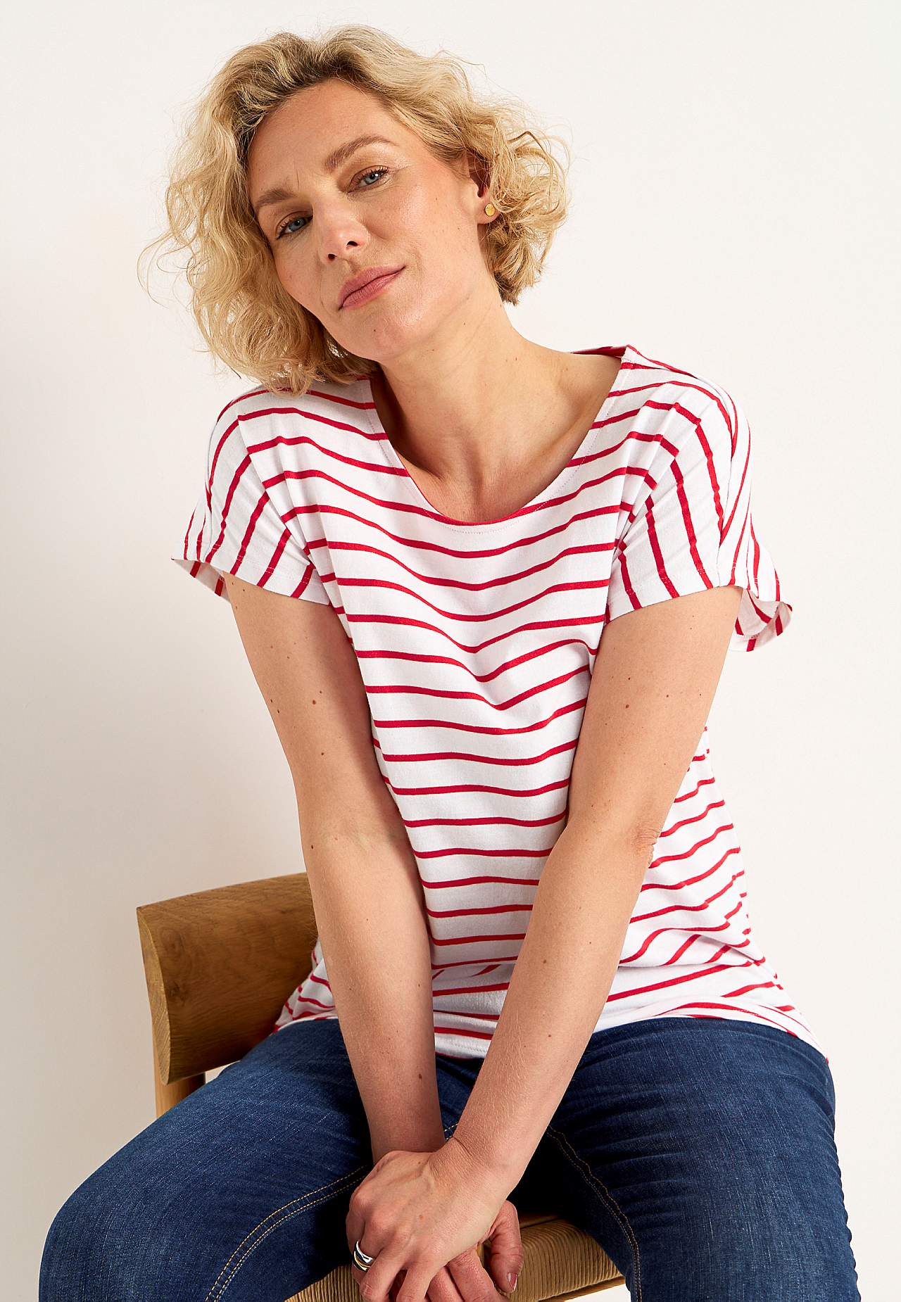 Jersey tops with cap sleeves Alma 2-pack